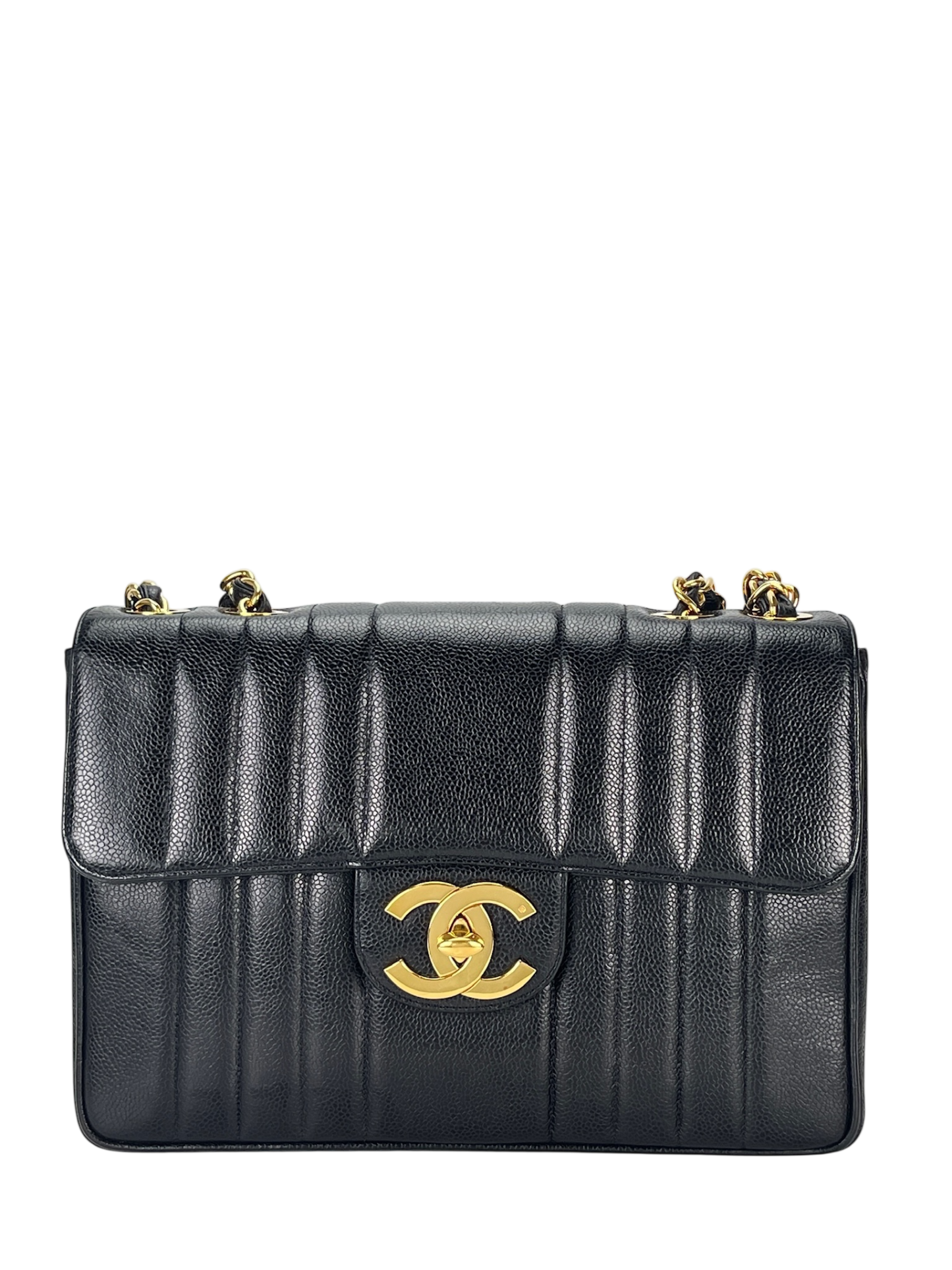 CHANEL - Caviar Mademoiselle Chain Shoulder Bag
