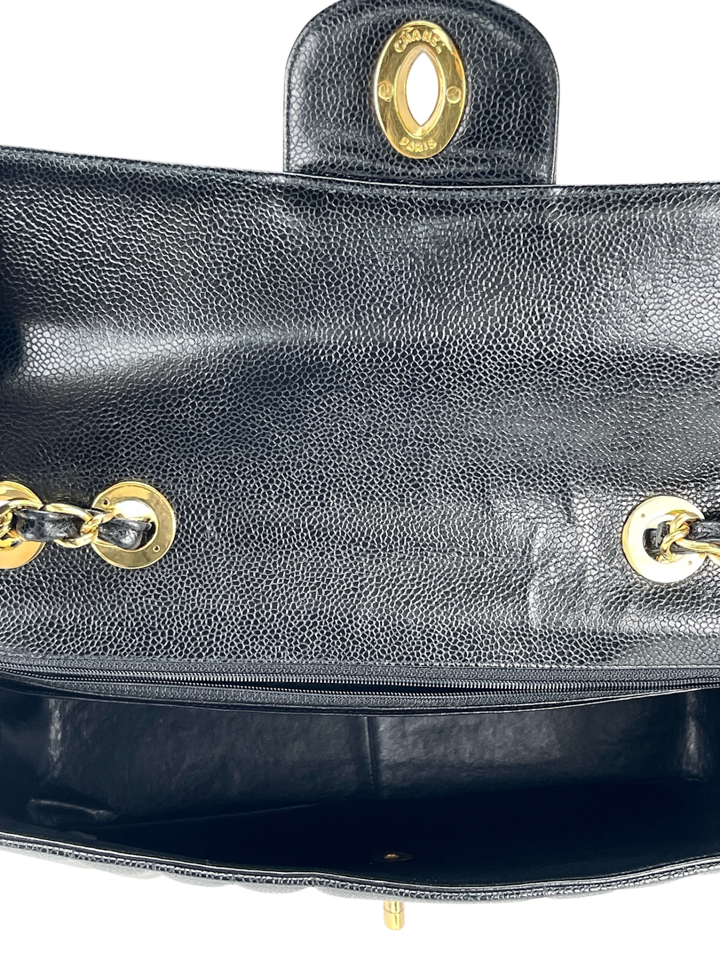 CHANEL - Caviar Mademoiselle Chain Shoulder Bag