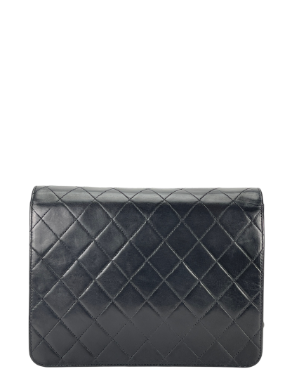 CHANEL - Small Classic Quilted Lambskin Pushlock Single Flap Bag
