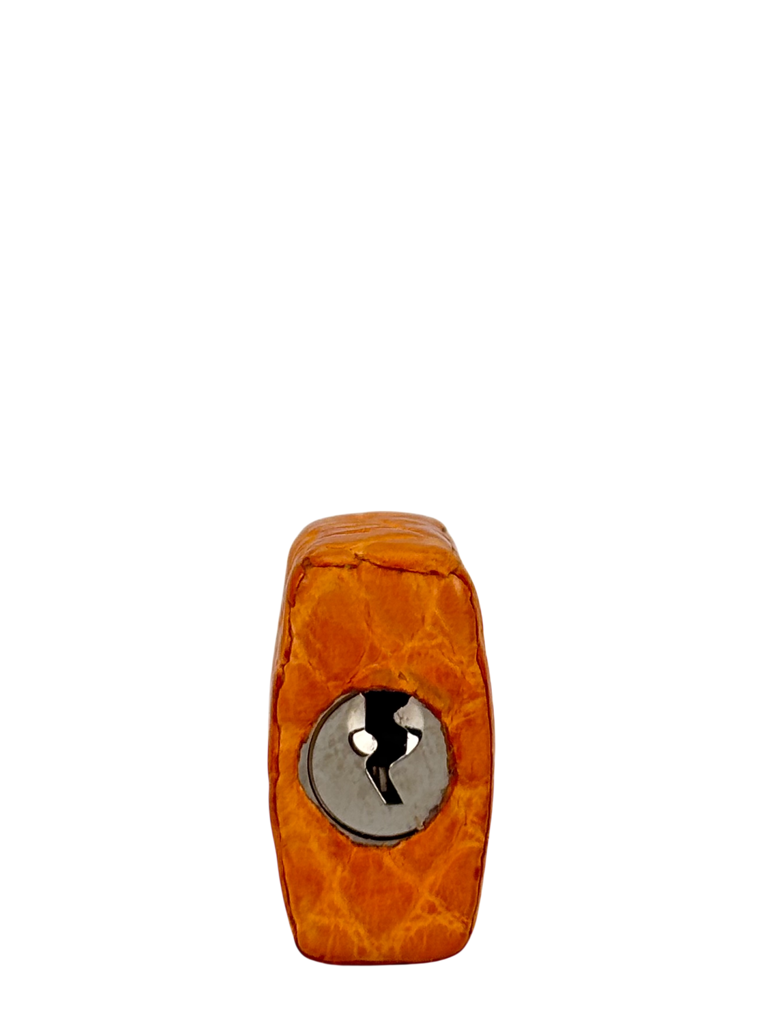 HERMES - Picotin Lock 18 PM Alligator Matte Apricot Silver Hardware