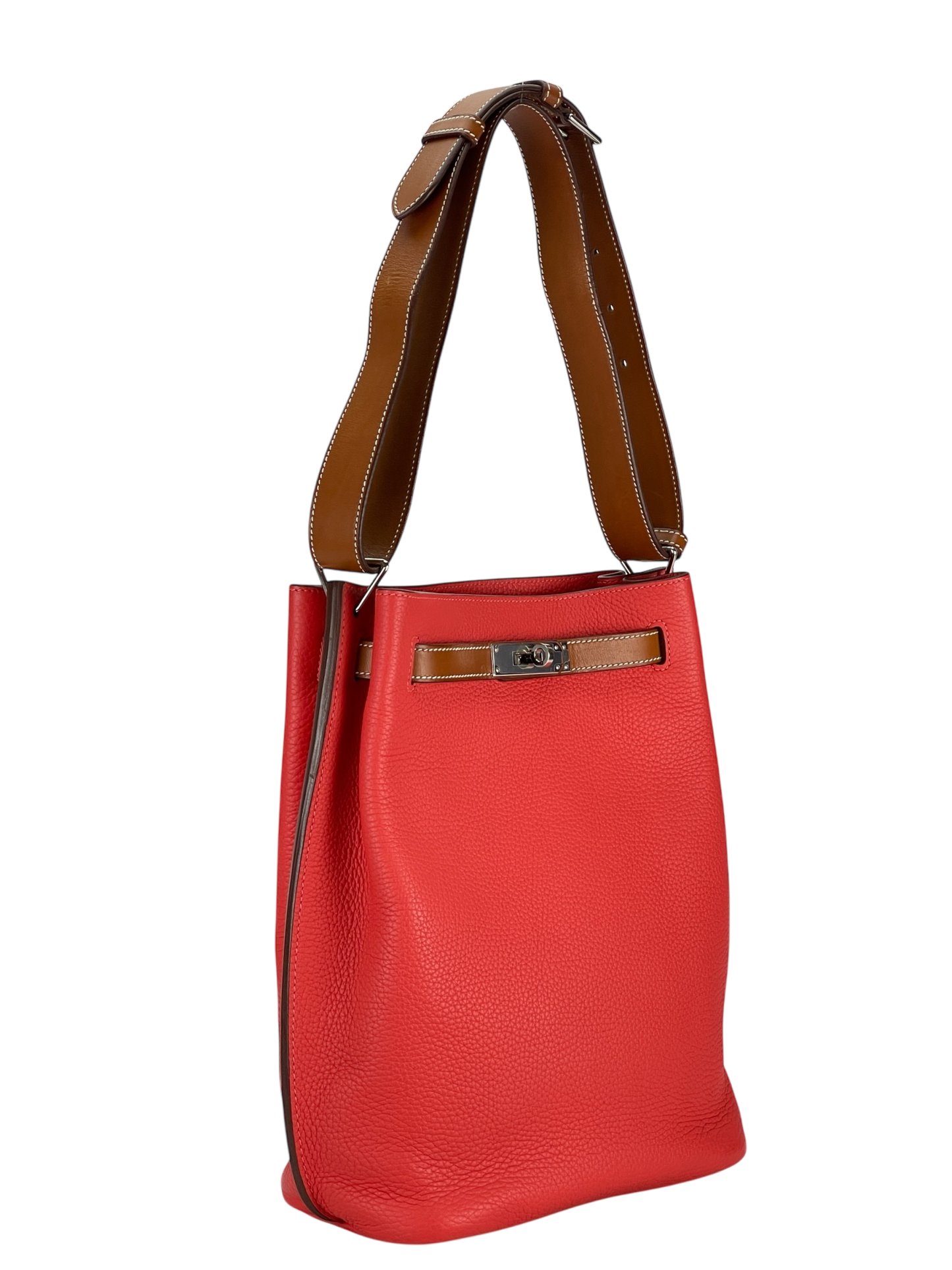 HERMES - So Kelly Shoulder Bag T5 Togo Palladium Hardware