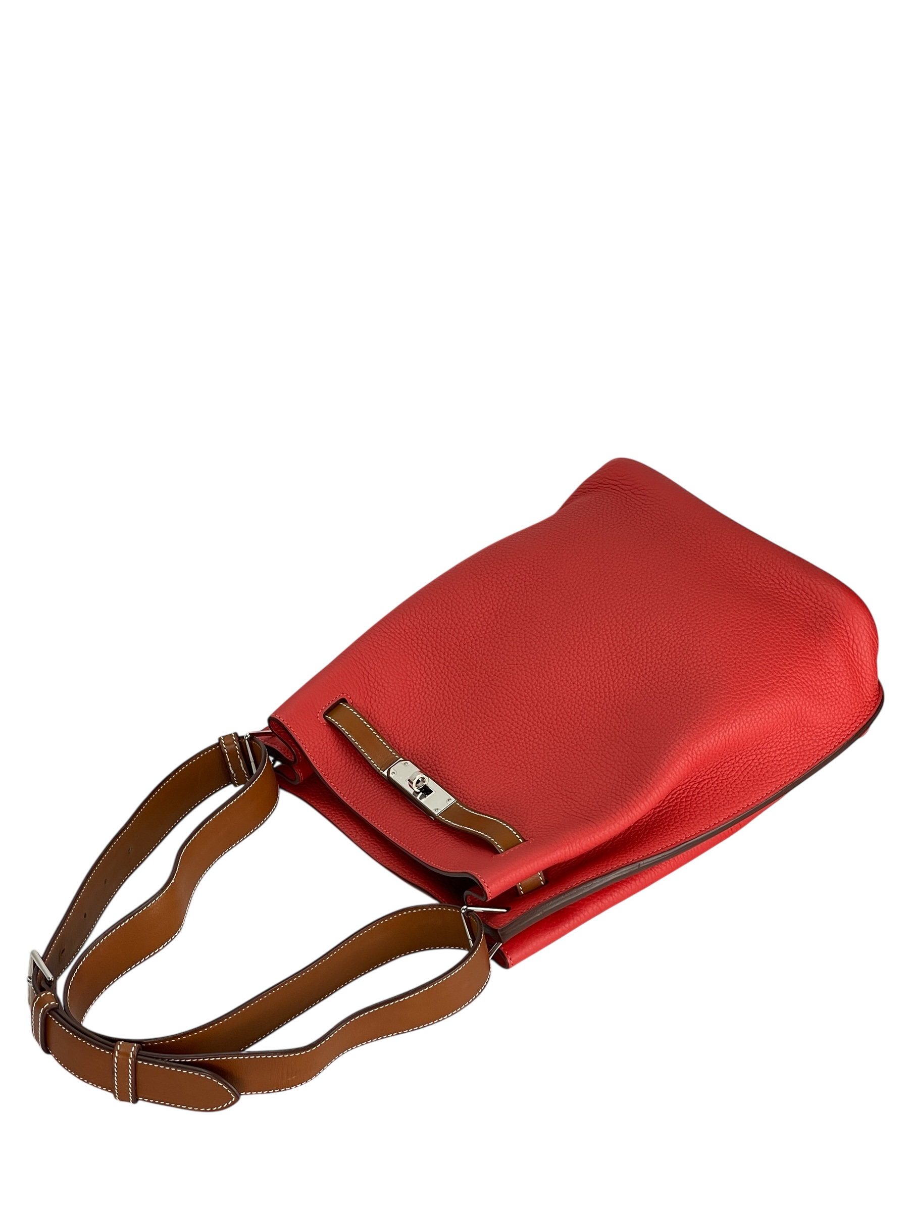 HERMES - So Kelly Shoulder Bag T5 Togo Palladium Hardware