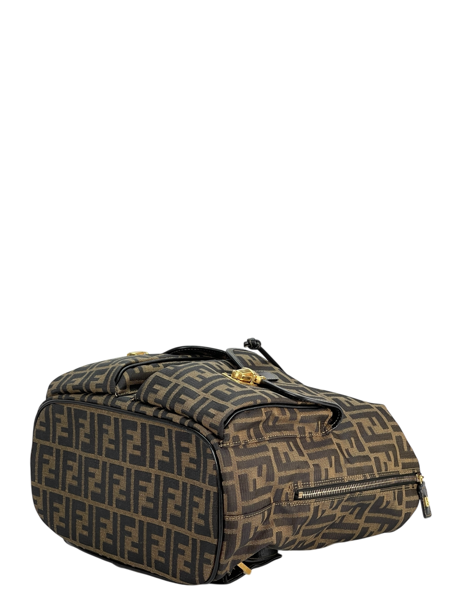 FENDI - Zucca Canvas Backpack Pattern Shoulder Bag