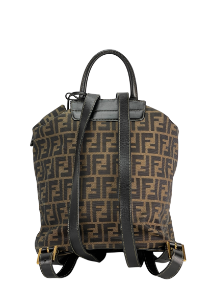 FENDI - Zucca Canvas Backpack Pattern Shoulder Bag