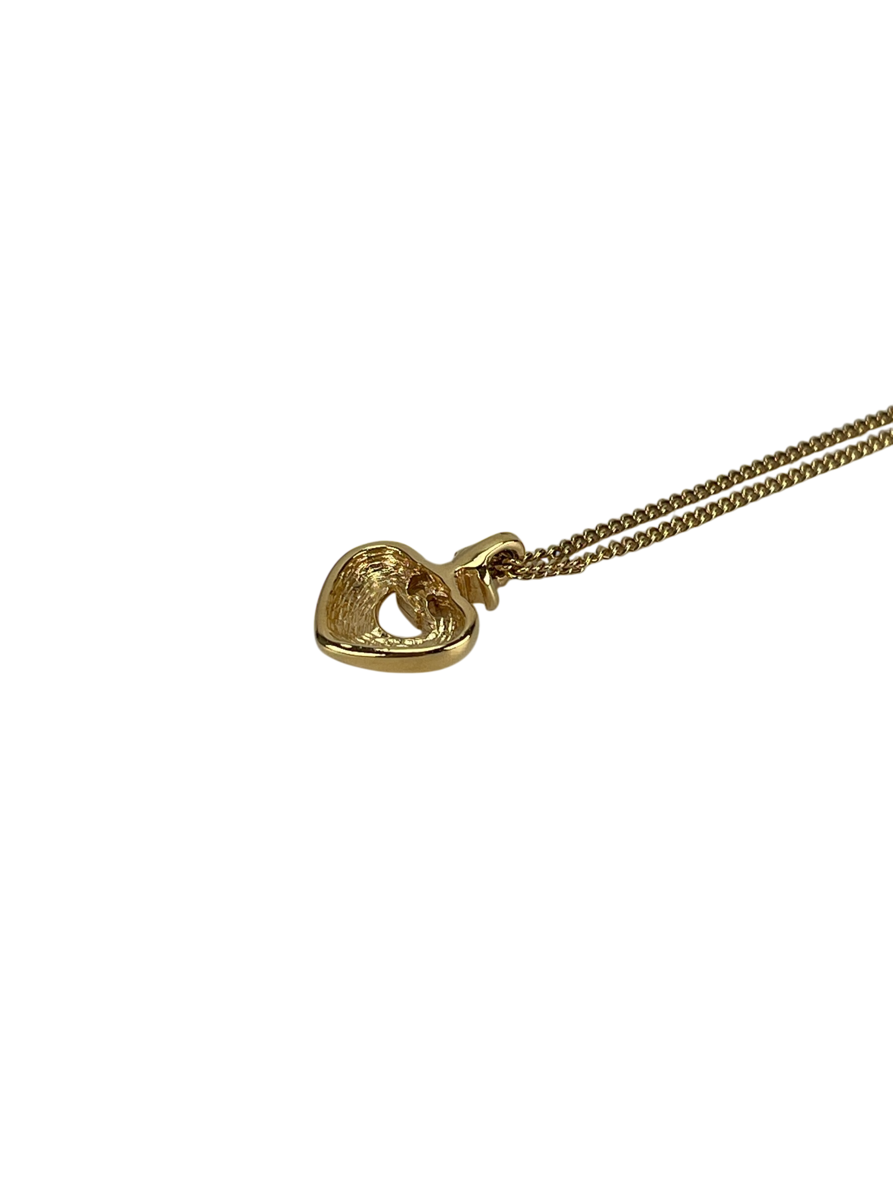 Christian Dior - Gold CD Logo Stone Necklace