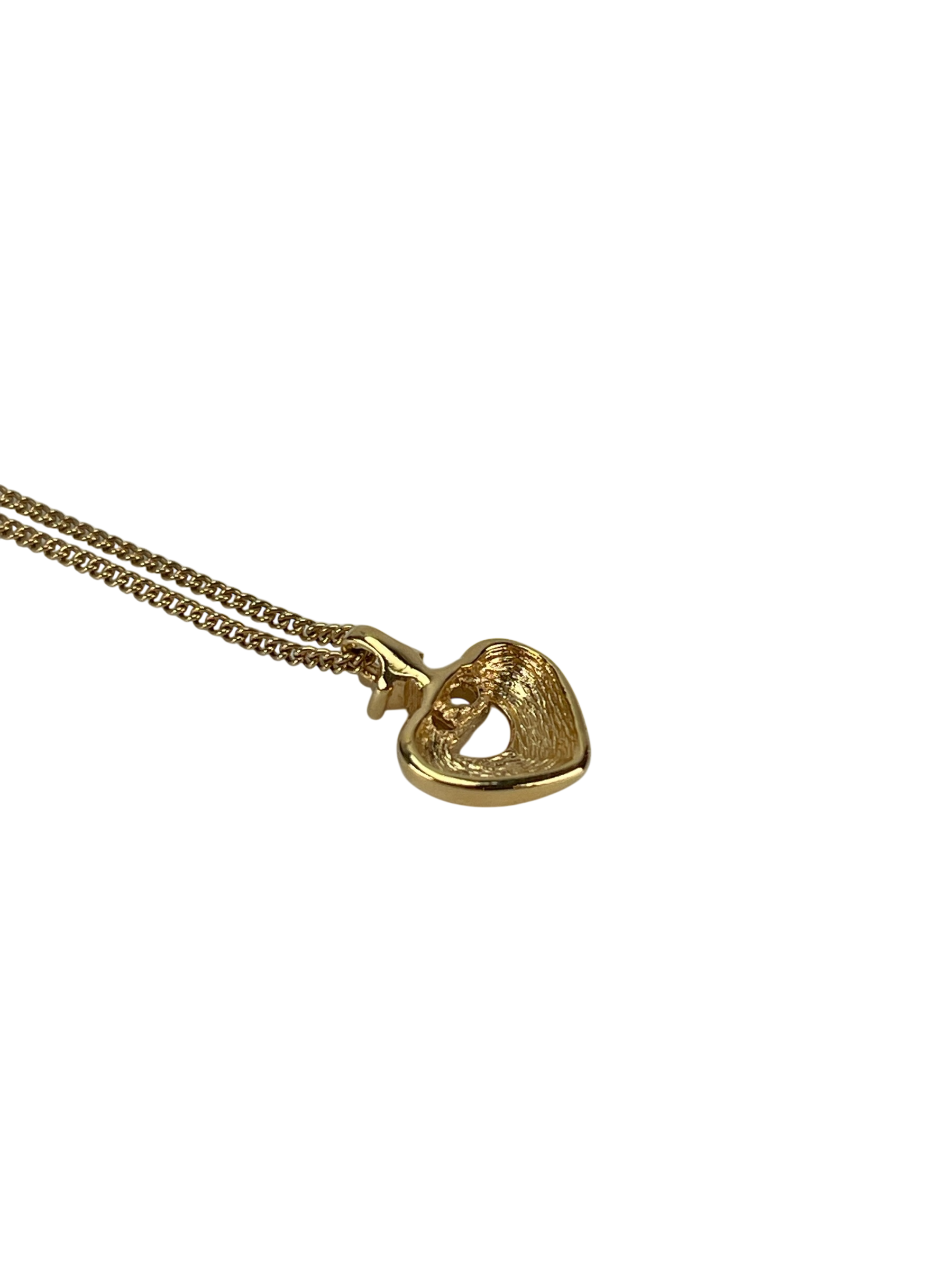 Christian Dior - Gold CD Logo Stone Necklace