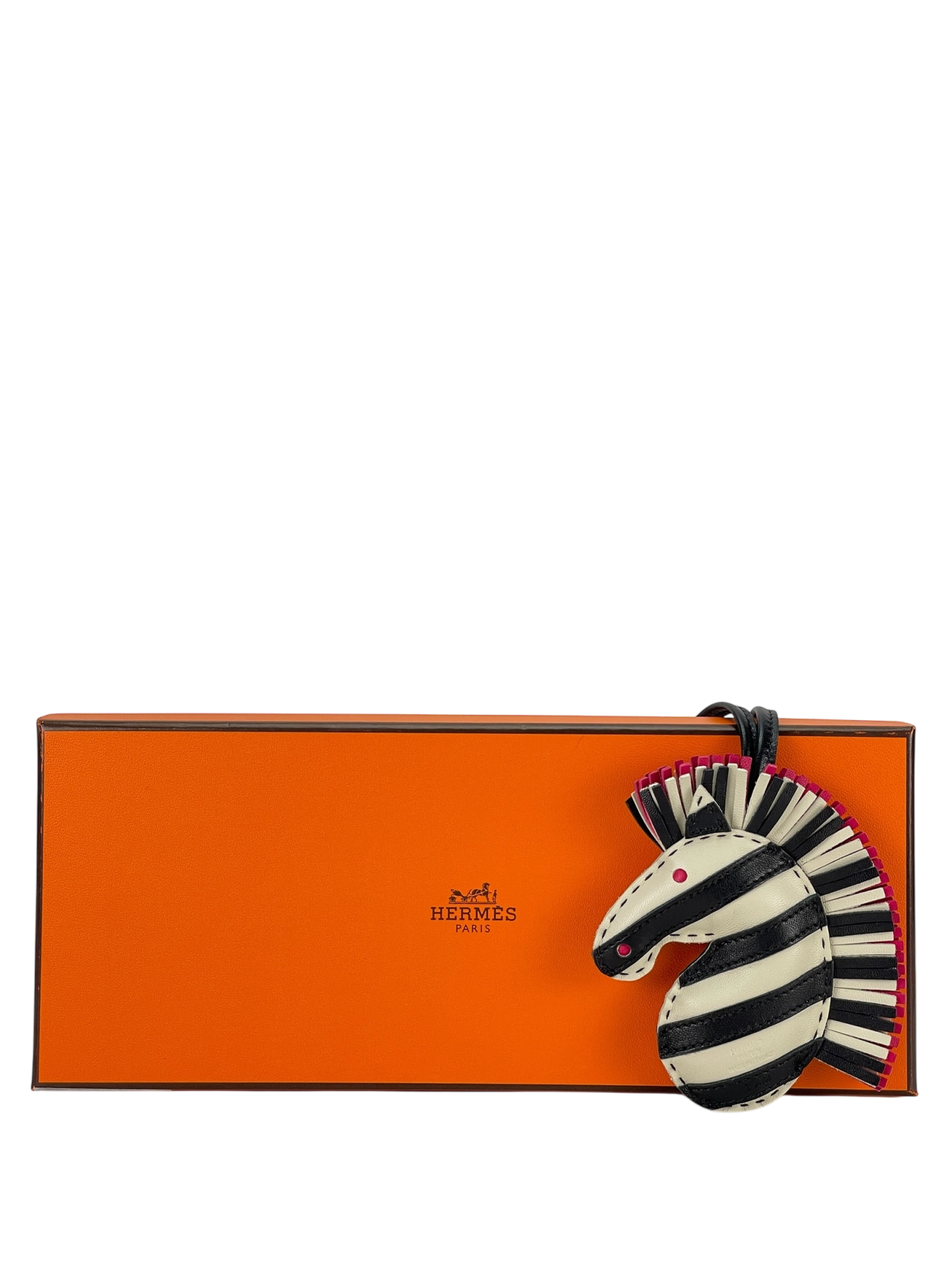 HERMES - GG Savannah Zebra Bag Charm