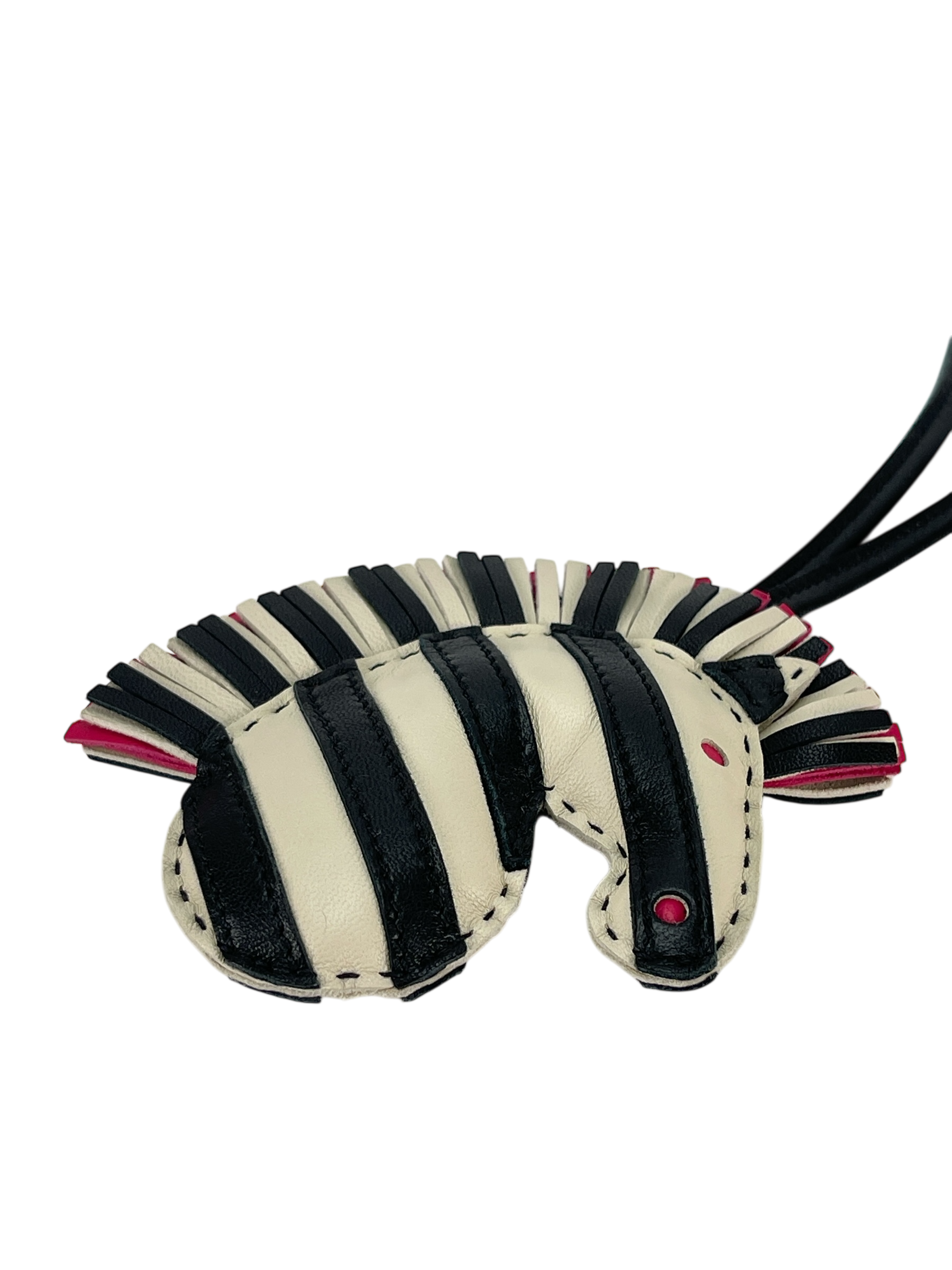 HERMES - GG Savannah Zebra Bag Charm