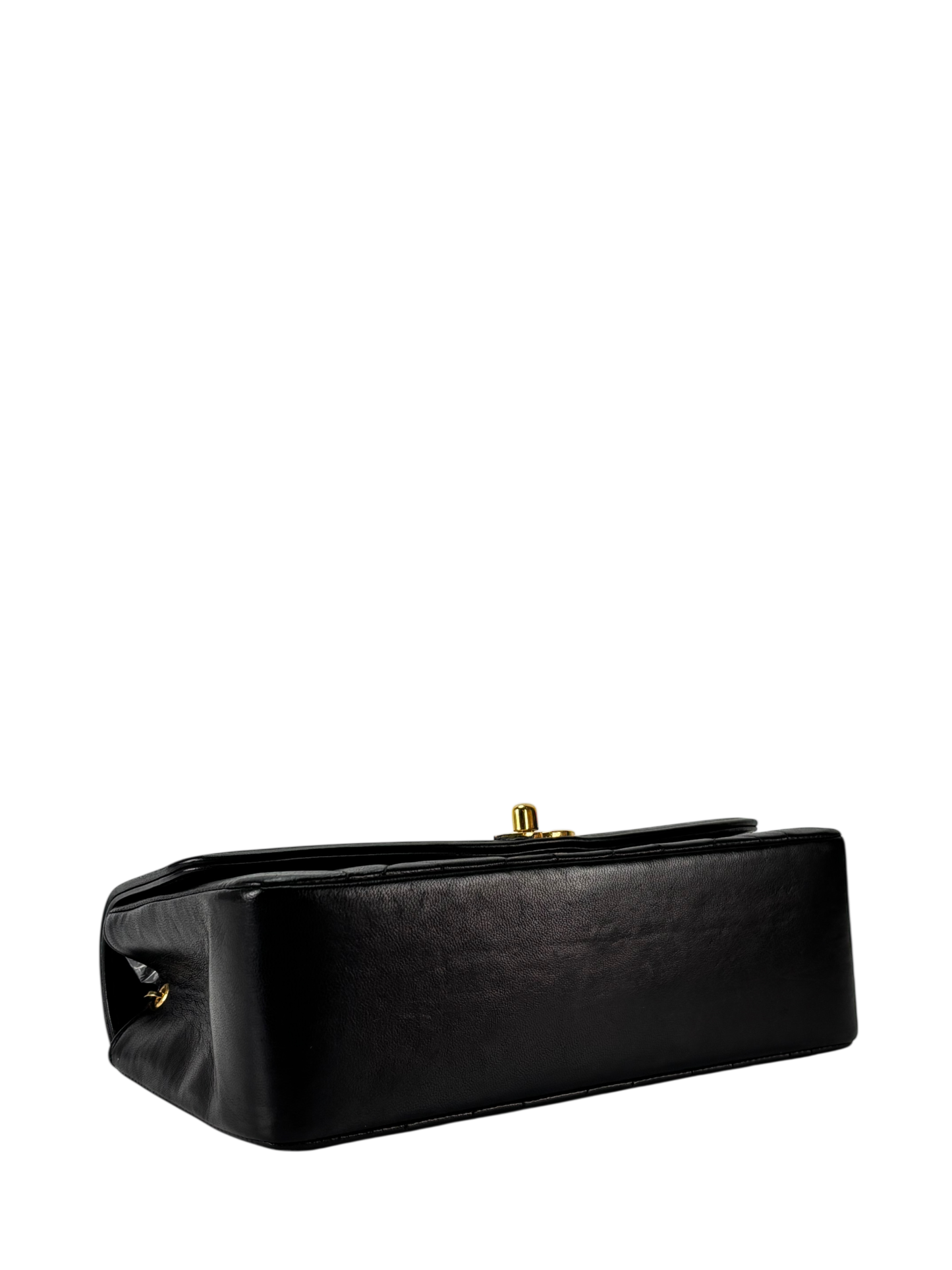 CHANEL - Black Lambskin Small Diana Shoulder Bag