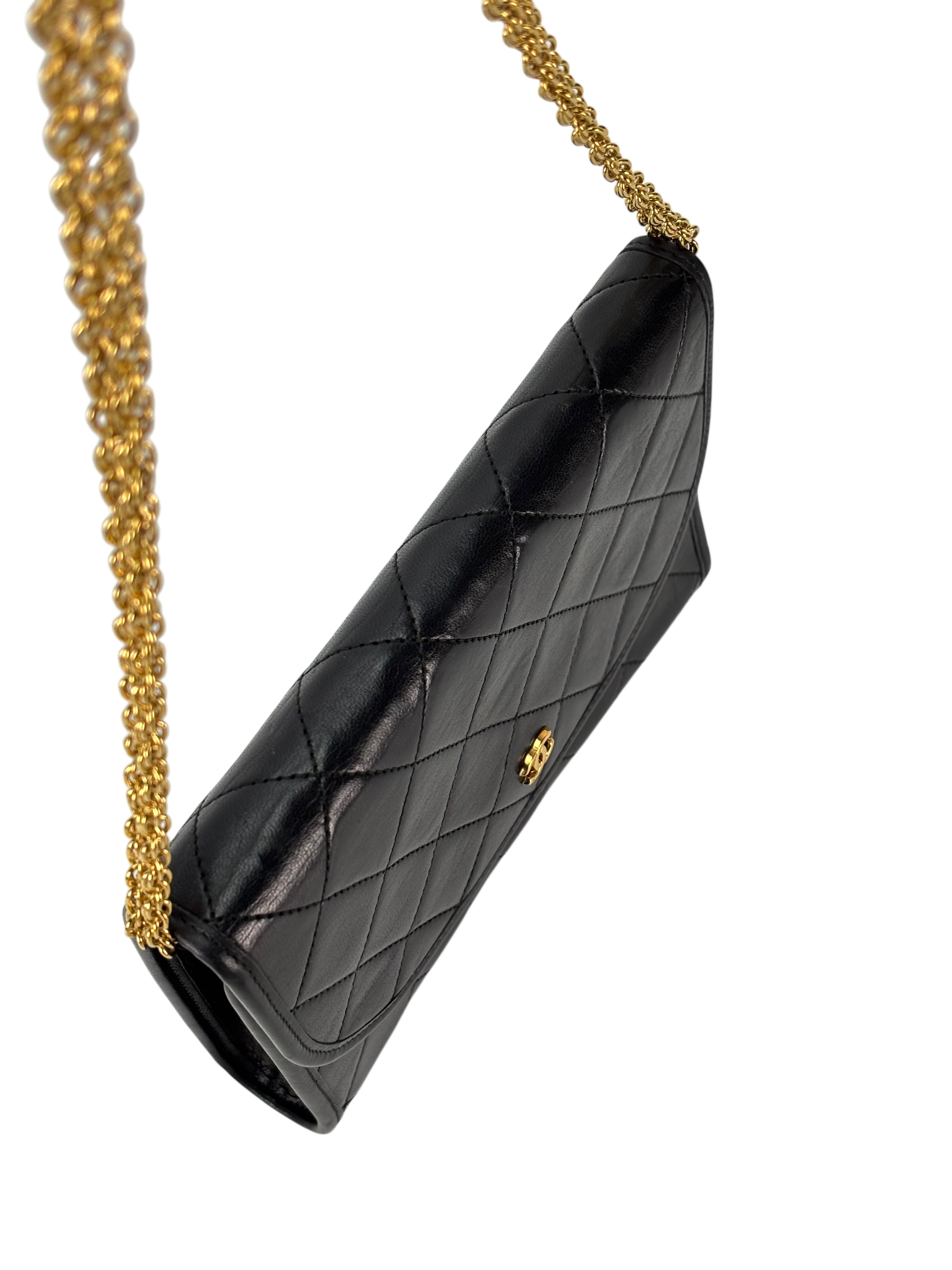 CHANEL - Mini Coco Mark Matrasse Lambskin Chain Shoulder Bag