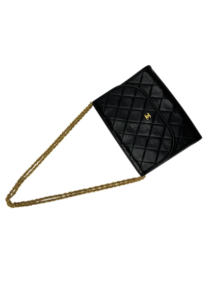 CHANEL - Mini Coco Mark Matrasse Lambskin Chain Shoulder Bag