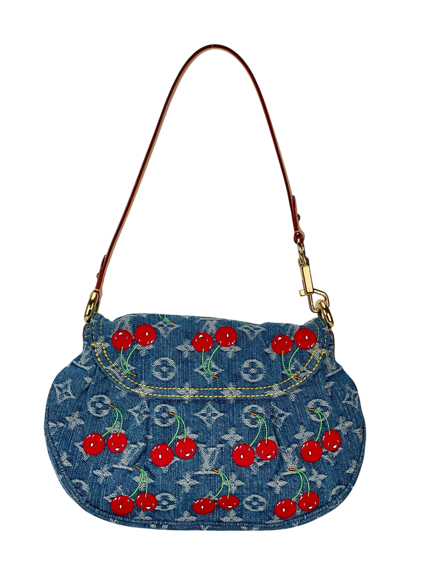 LOUIS VUITTON - LV x TM Monogram Cherry Denim Sunset Bag