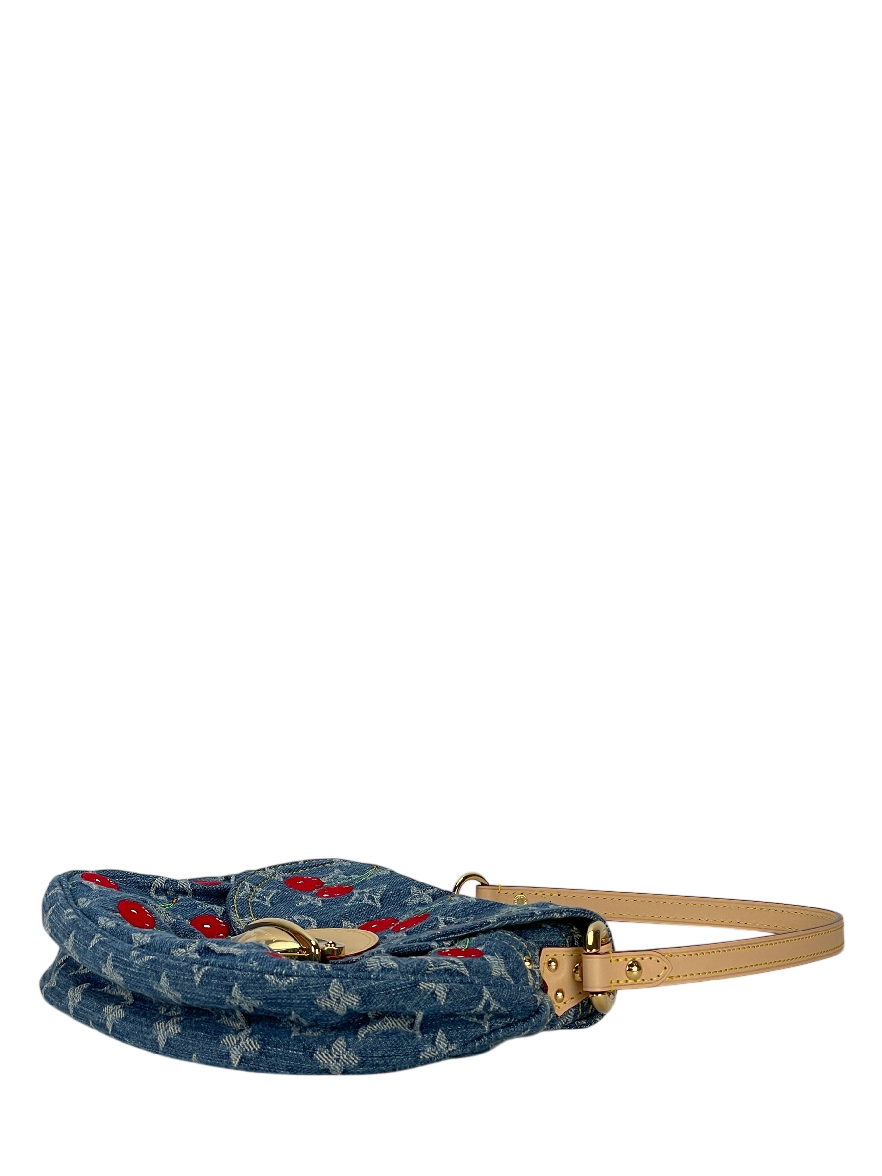LOUIS VUITTON - LV x TM Monogram Cherry Denim Sunset Bag