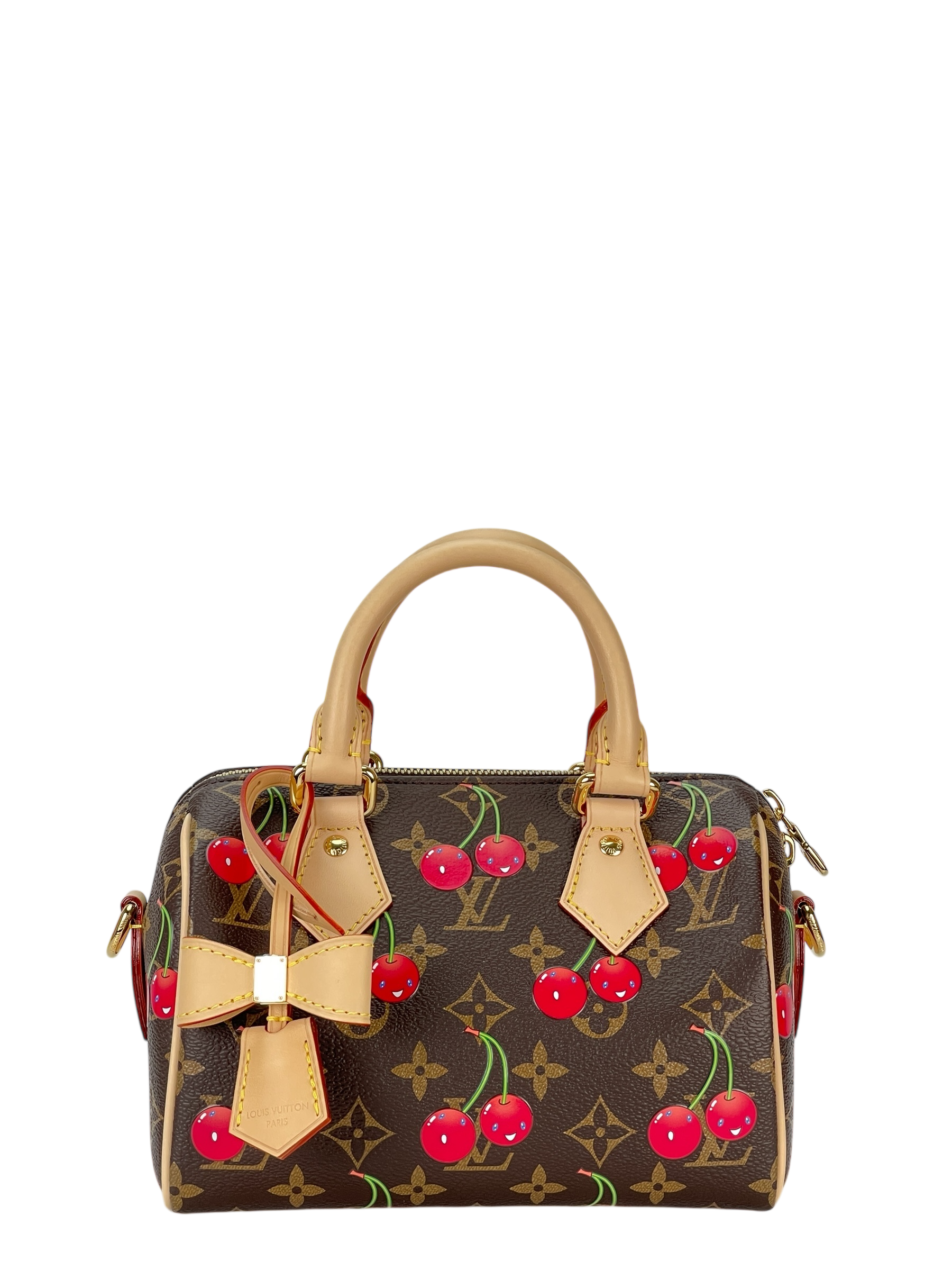 LOUIS VUITTON - Monogram Cherry Canvas​ LV × TM Speedy Bandouliere 20 
