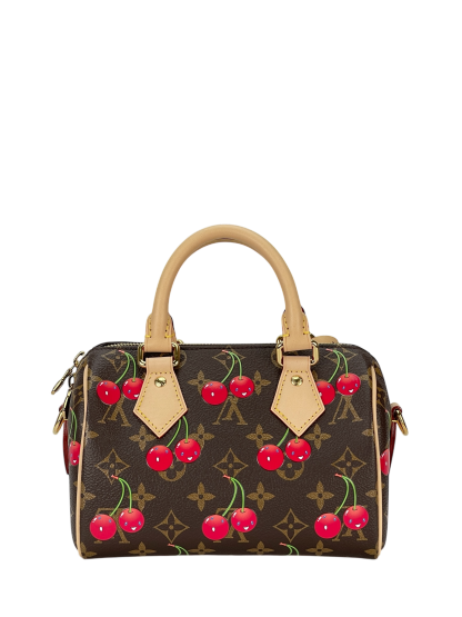 LOUIS VUITTON - Monogram Cherry Canvas​ LV × TM Speedy Bandouliere 20 