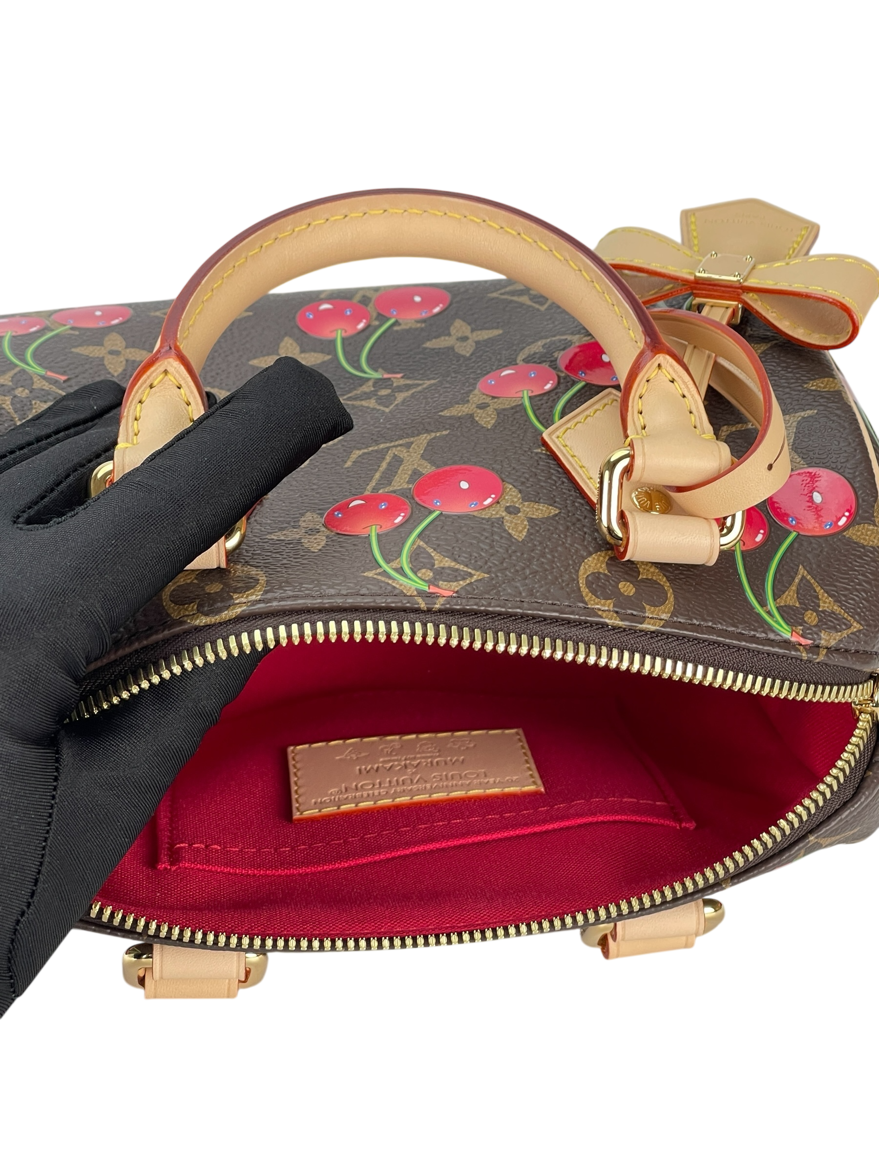 LOUIS VUITTON - Monogram Cherry Canvas LV × TM Speedy Bandouliere 20