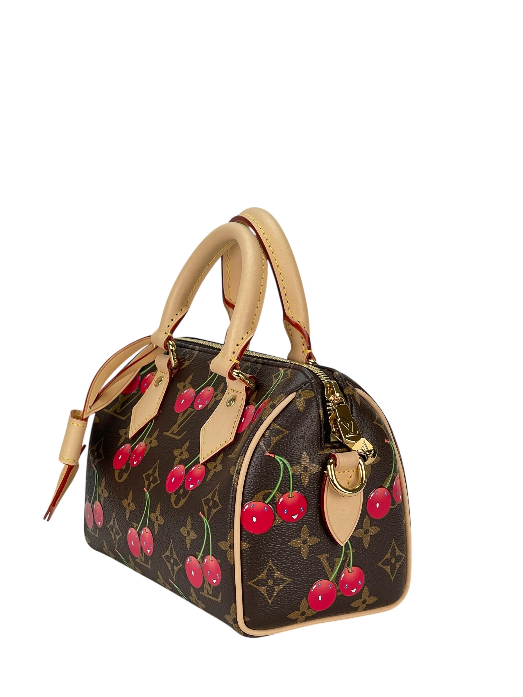 LOUIS VUITTON - Monogram Cherry Canvas LV × TM Speedy Bandouliere 20
