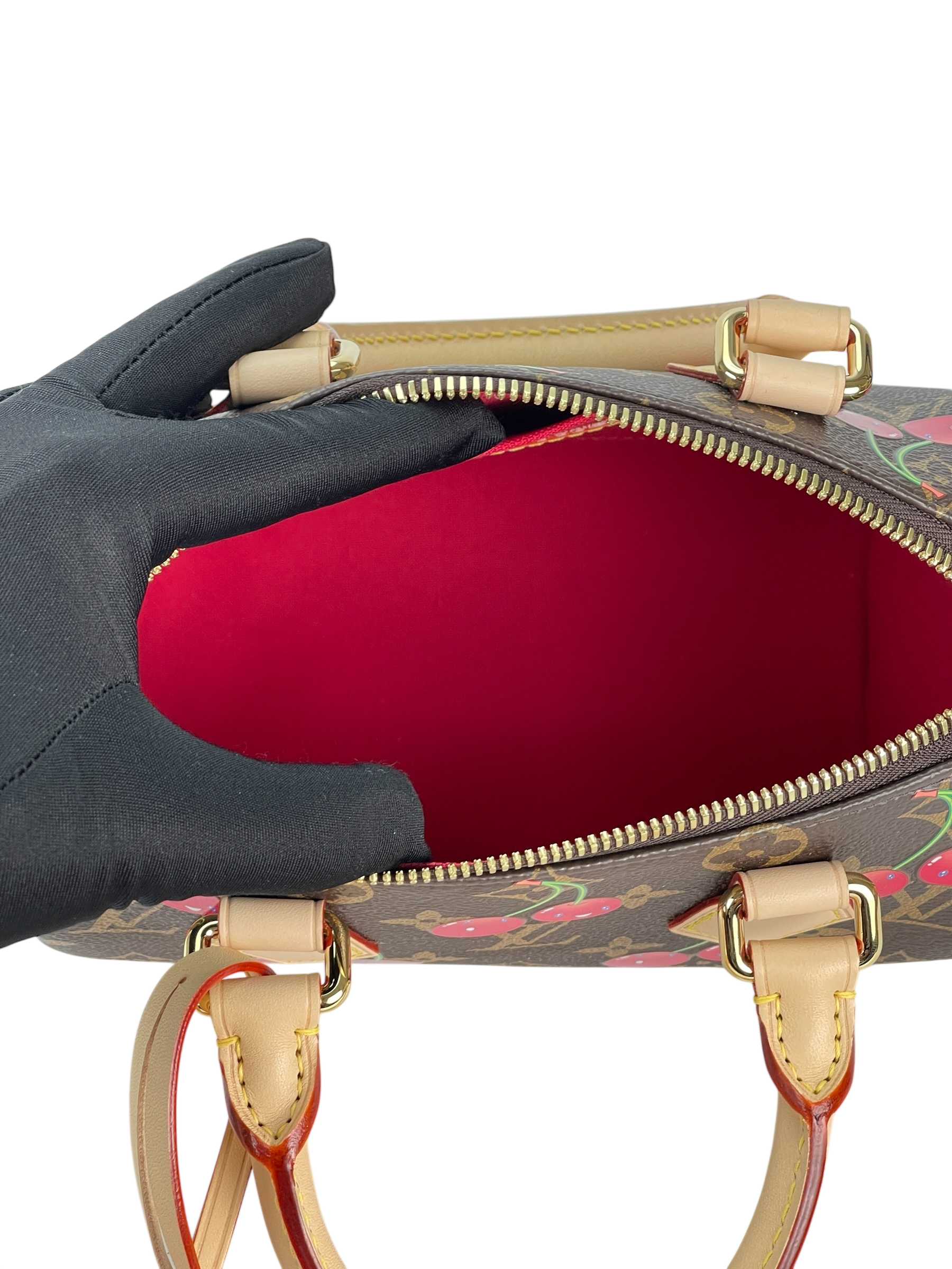LOUIS VUITTON - Monogram Cherry Canvas​ LV × TM Speedy Bandouliere 20 
