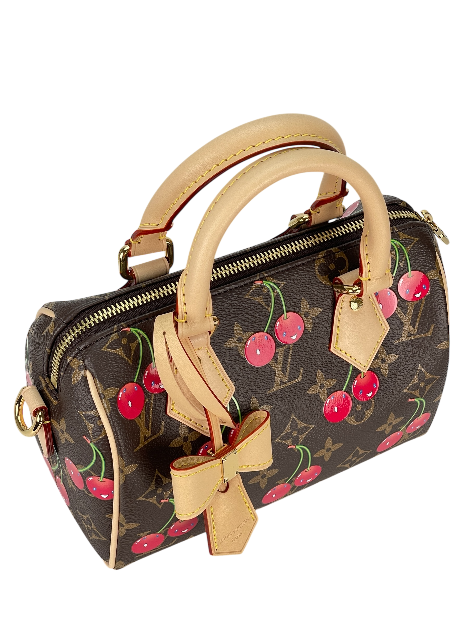 LOUIS VUITTON - Monogram Cherry Canvas LV × TM Speedy Bandouliere 20