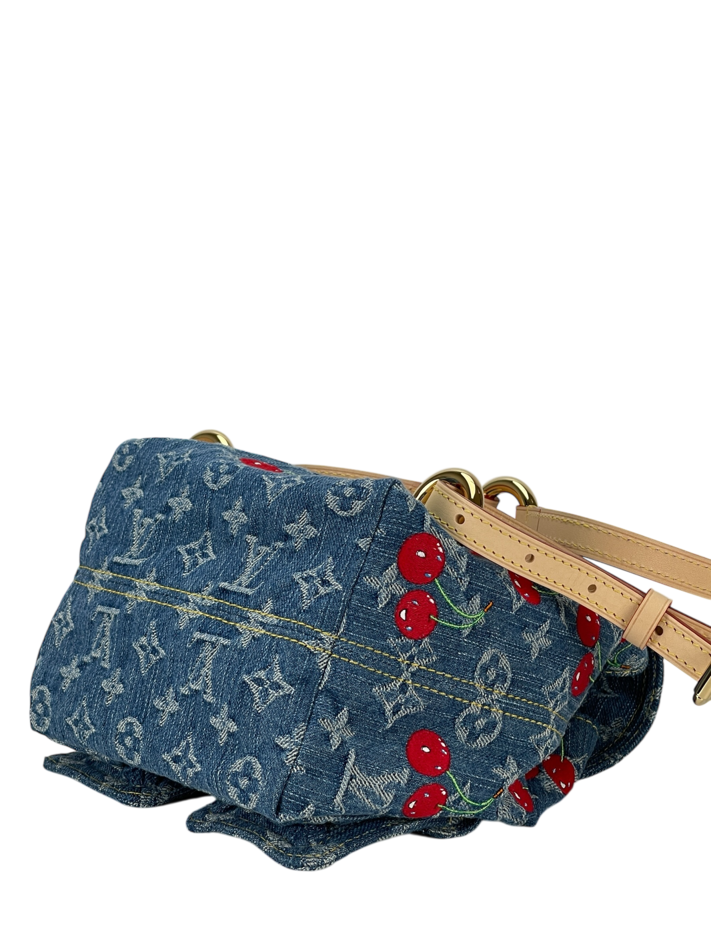 LOUIS VUITTON - LV x TM Zaino Venice NM Monogram Cherry Denim Backpack