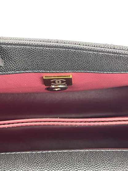 CHANEL - Coco Handle 24 XS Black Caviar 2Way Gold Hardware