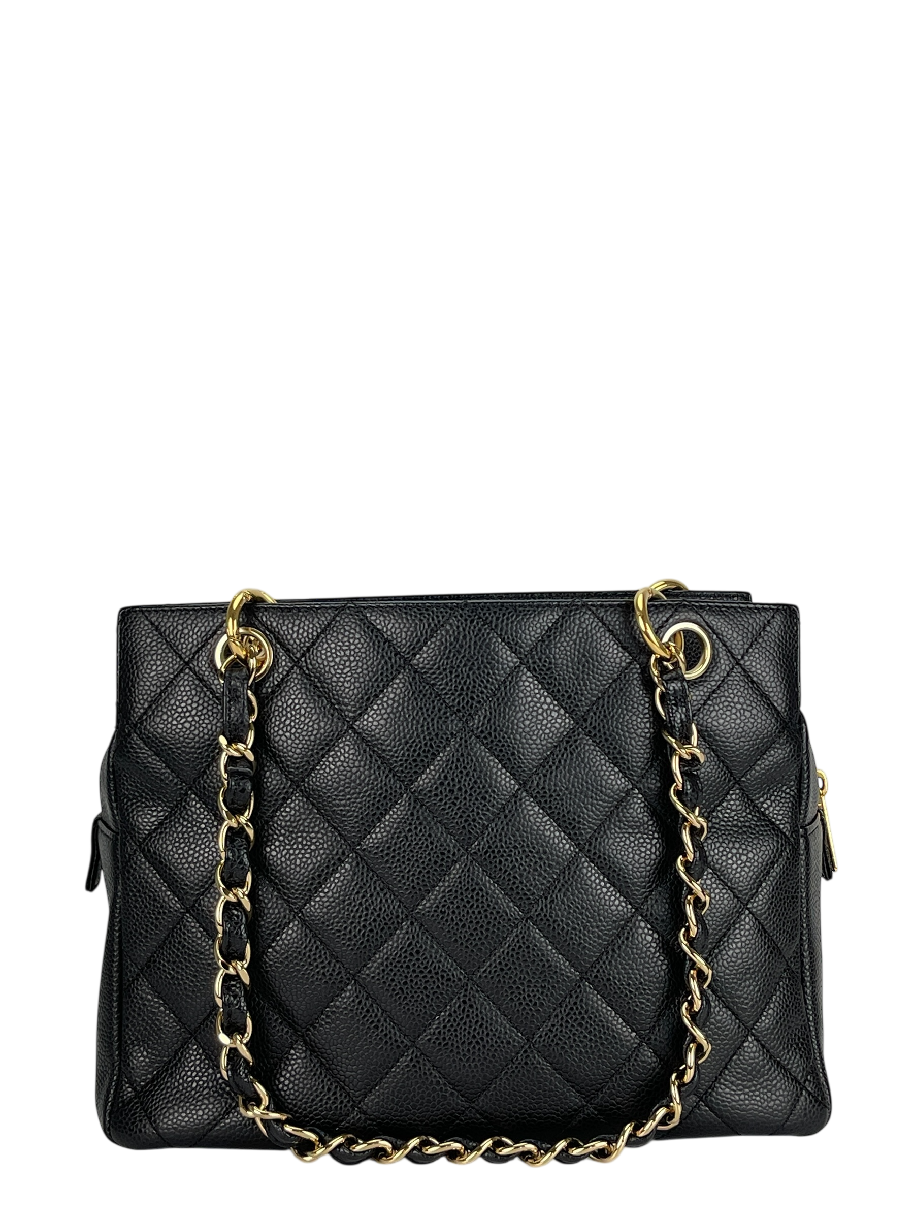 CHANEL - Black Caviar Petite  PST Tote Bag