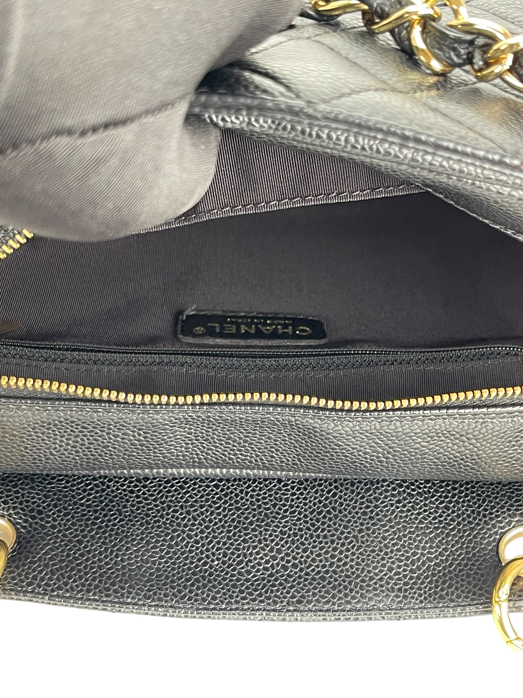 CHANEL - Black Caviar Petite  PST Tote Bag