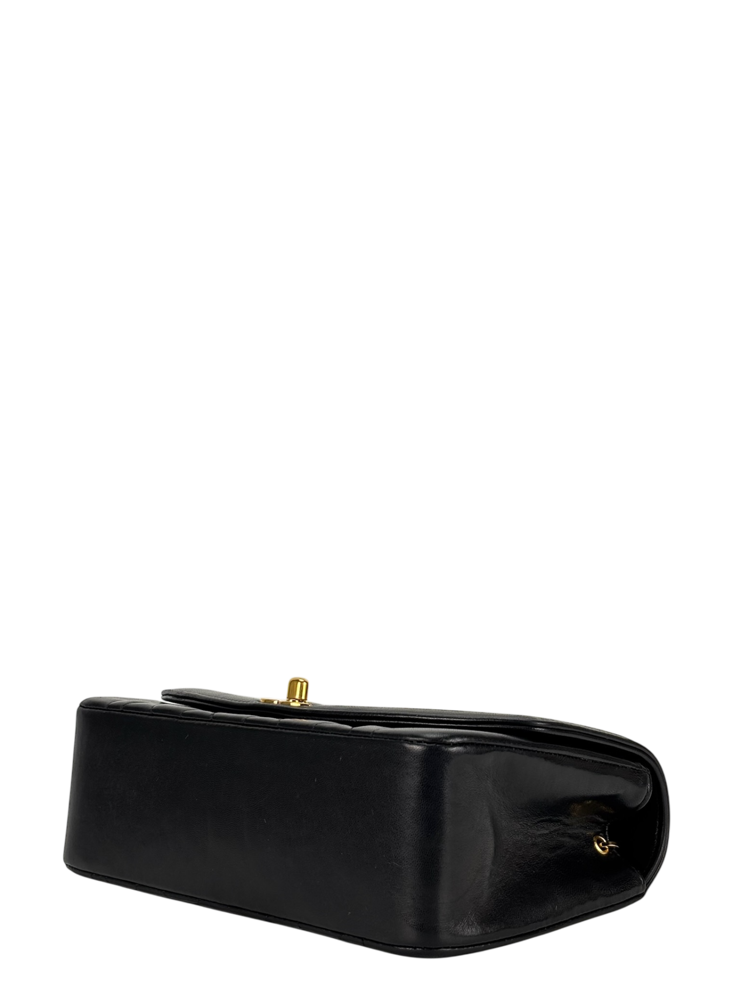 CHANEL - Black Lambskin Small Diana Shoulder Bag