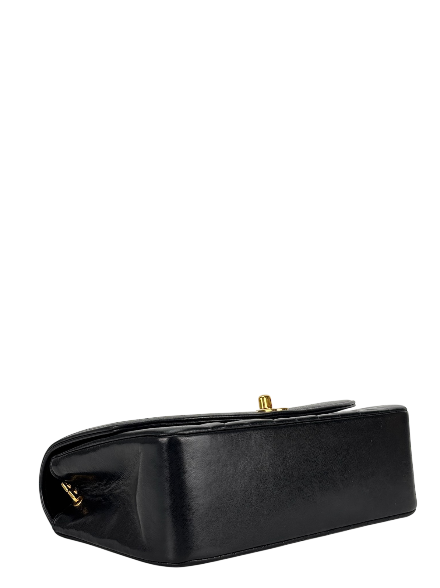CHANEL - Black Lambskin Small Diana Shoulder Bag