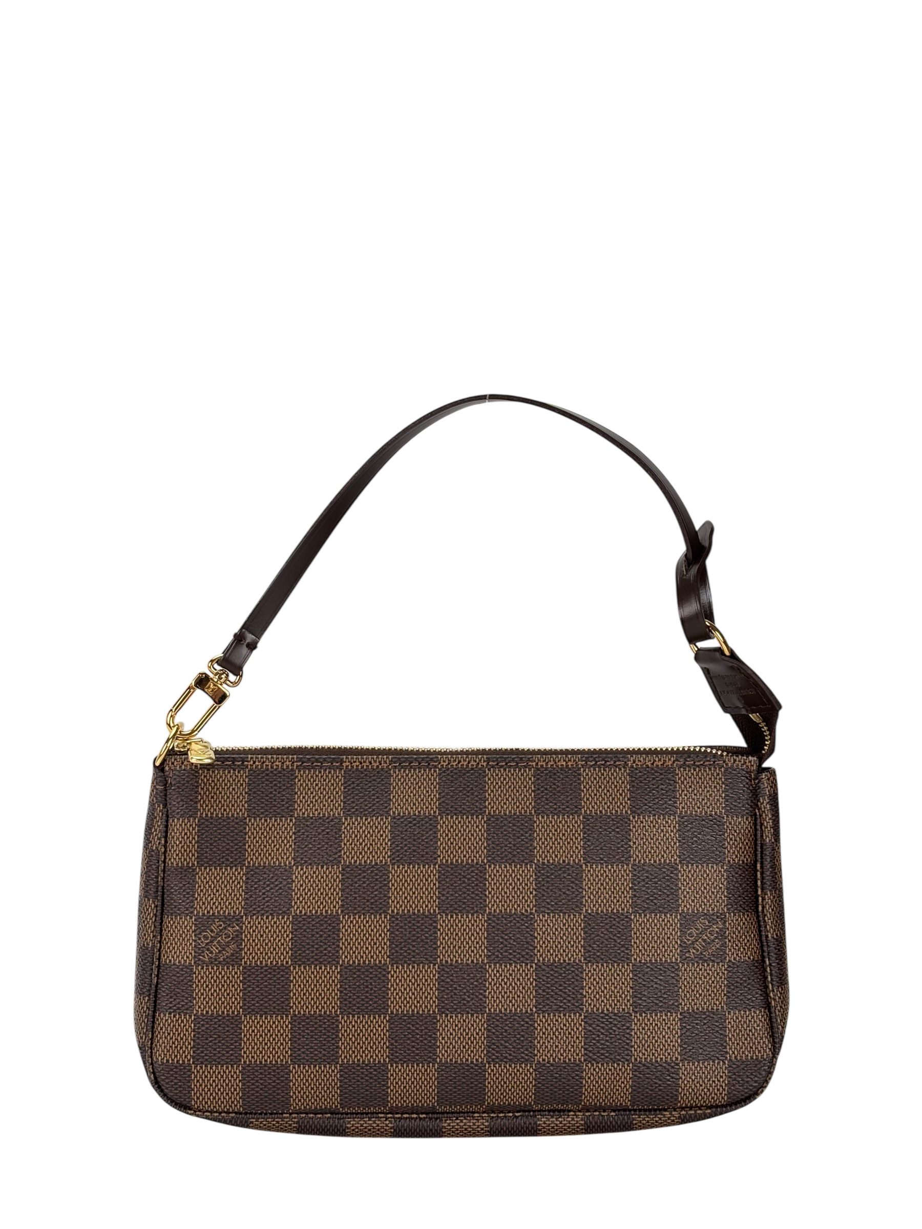 LOUIS VUITTON - Damier Pochette Accessory Pouch Hand Bag Ebene