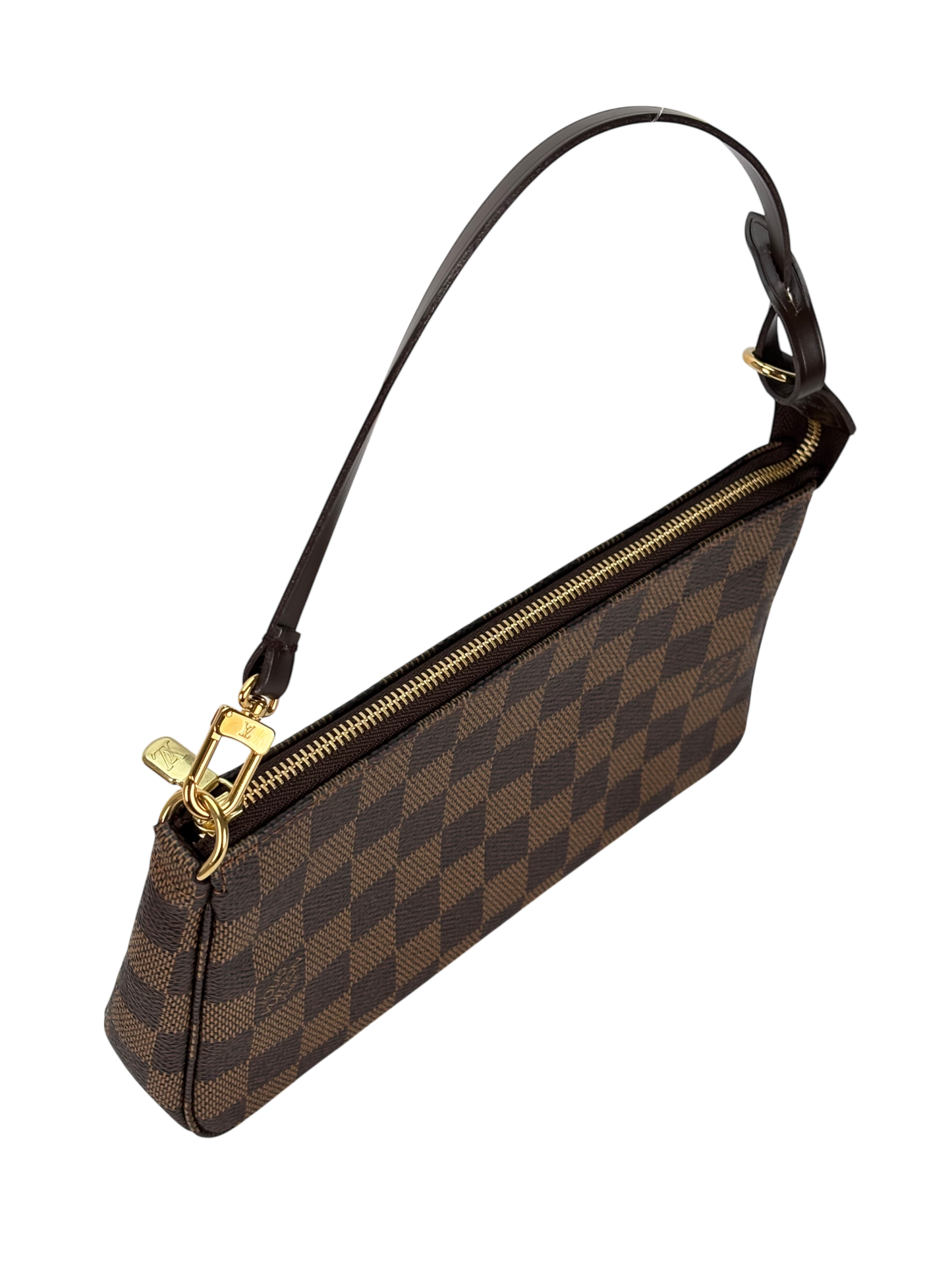 LOUIS VUITTON - Damier Pochette Accessory Pouch Hand Bag Ebene