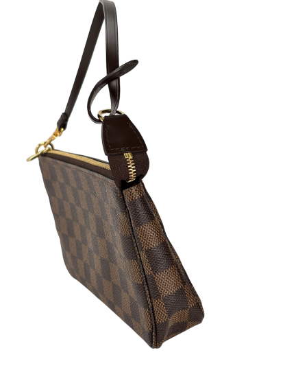 LOUIS VUITTON - Damier Pochette Accessory Pouch Hand Bag Ebene
