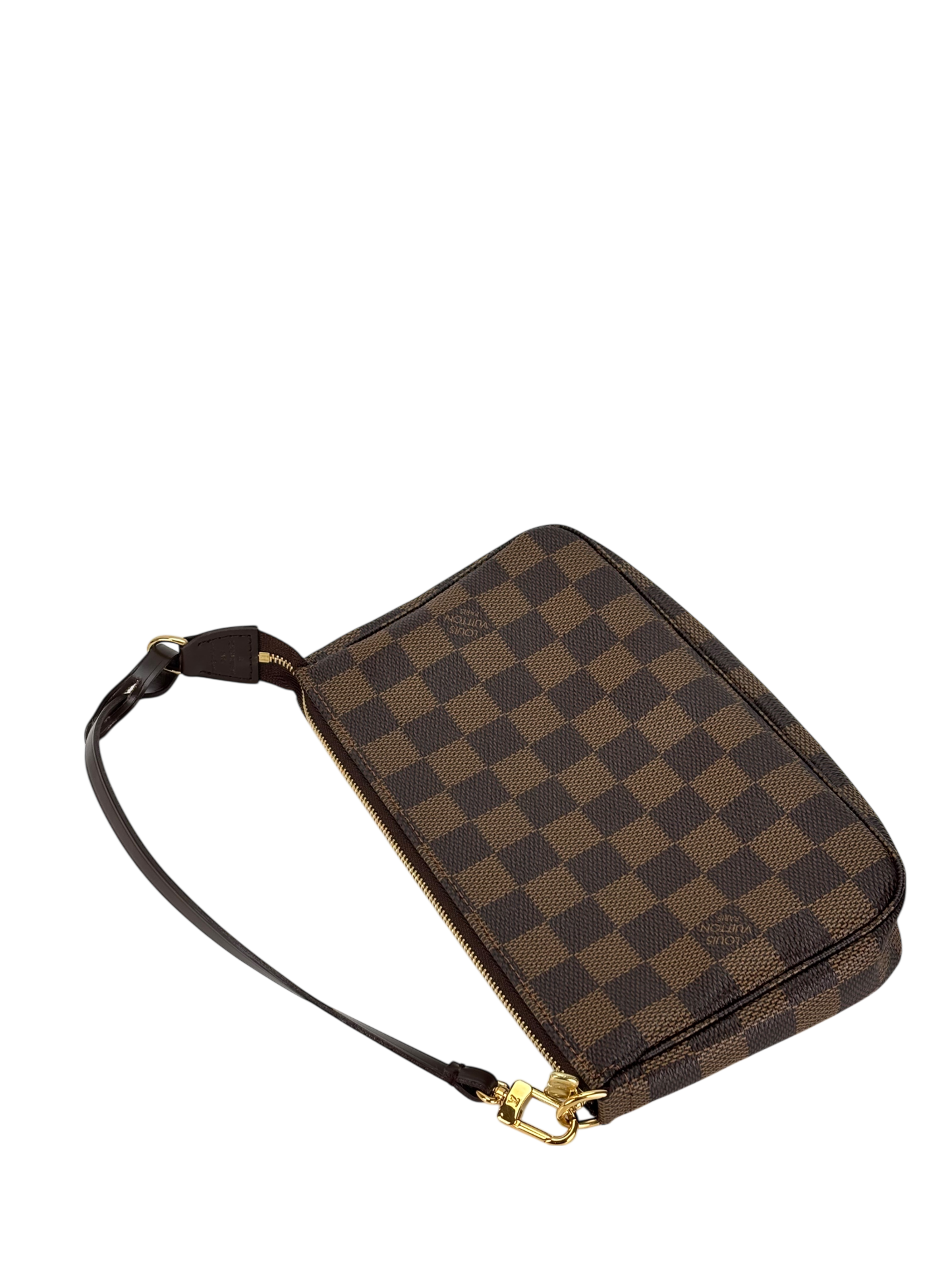LOUIS VUITTON - Damier Pochette Accessory Pouch Hand Bag Ebene
