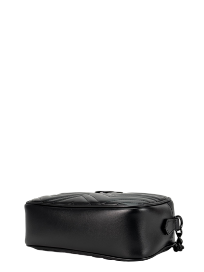 GUCCI - Black GG Marmont Camera Bag