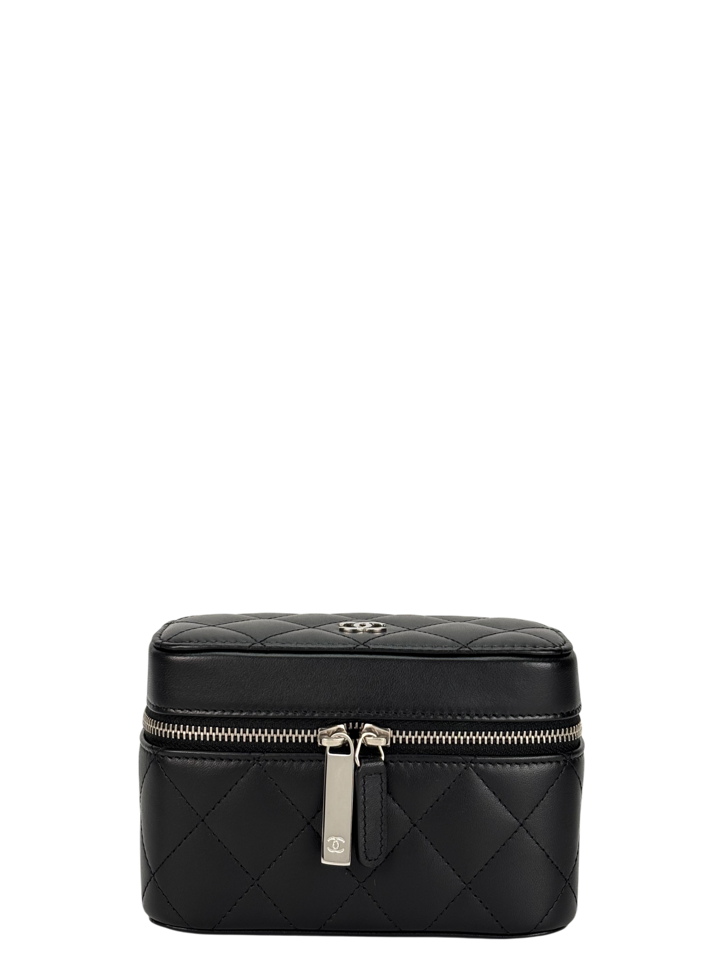CHANEL - Black Lambskin Accessory Case SHW