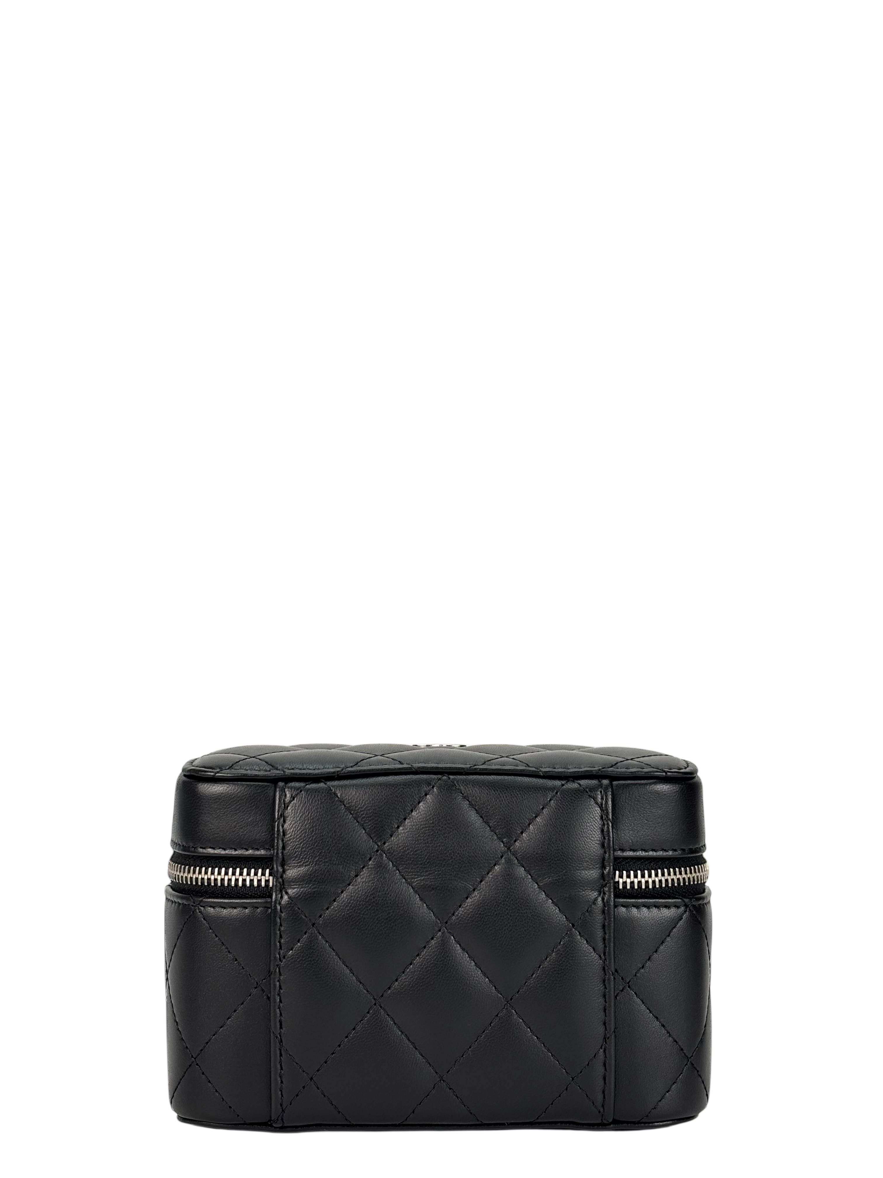 CHANEL - Black Lambskin Accessory Case SHW