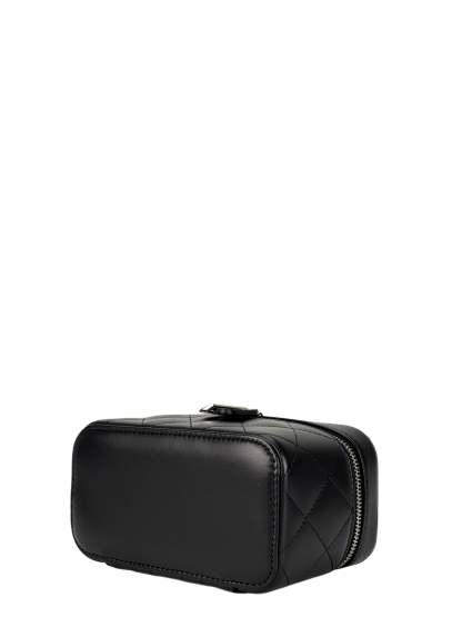 CHANEL - Black Lambskin Accessory Case SHW
