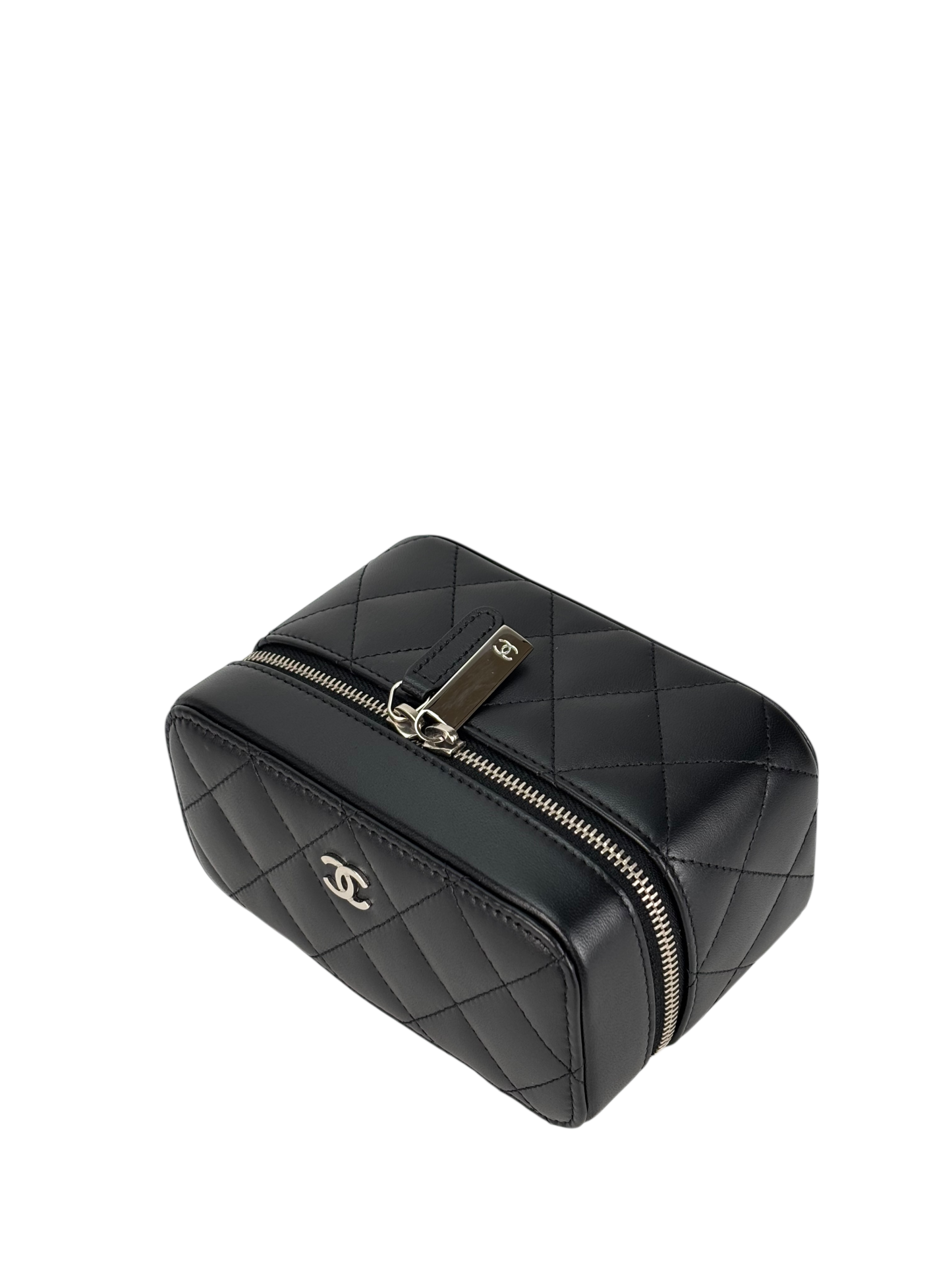 CHANEL - Black Lambskin Accessory Case SHW