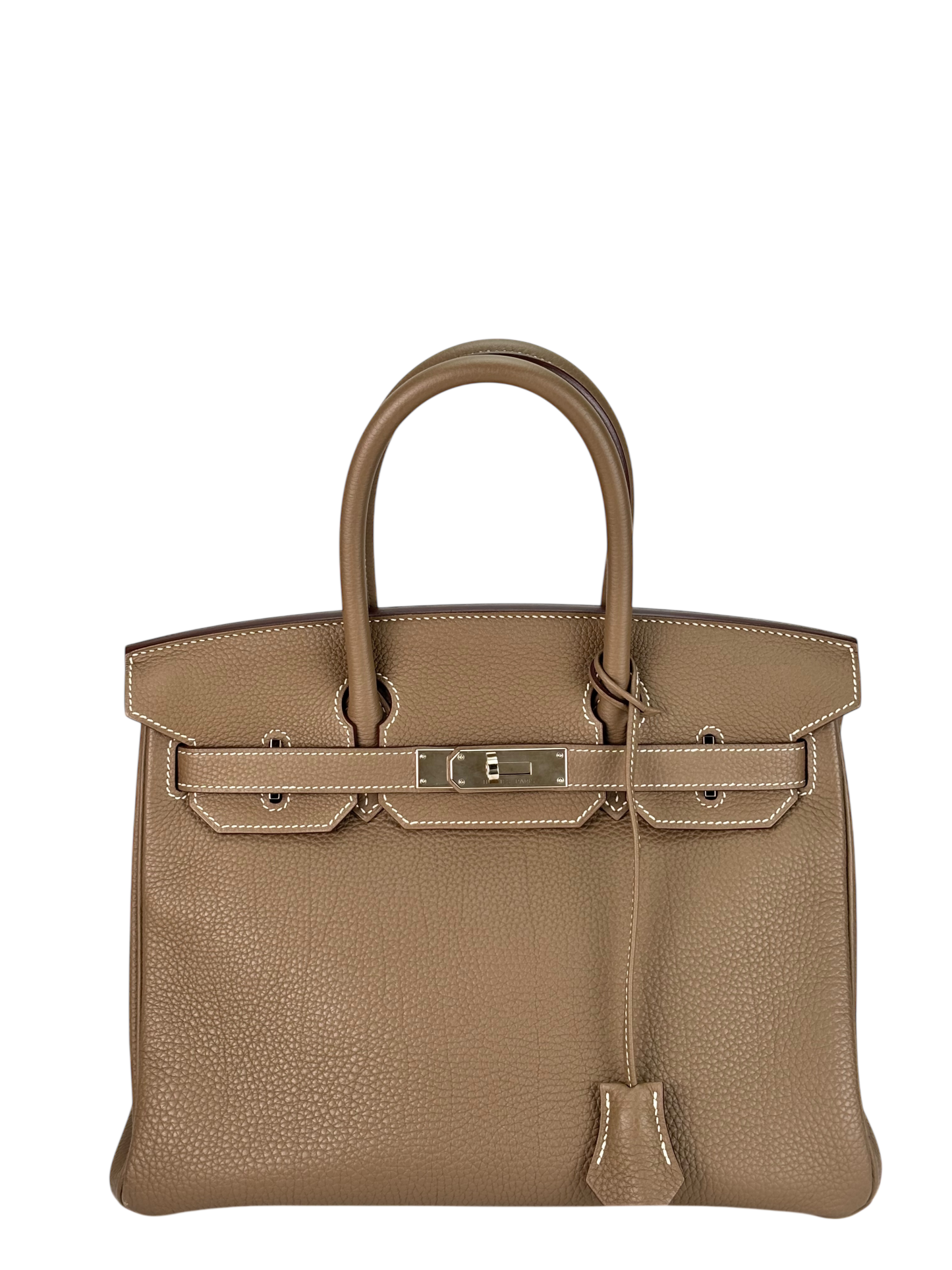 HERMES - Birkin 30 Etoupe Togo Palladium Hardware 
