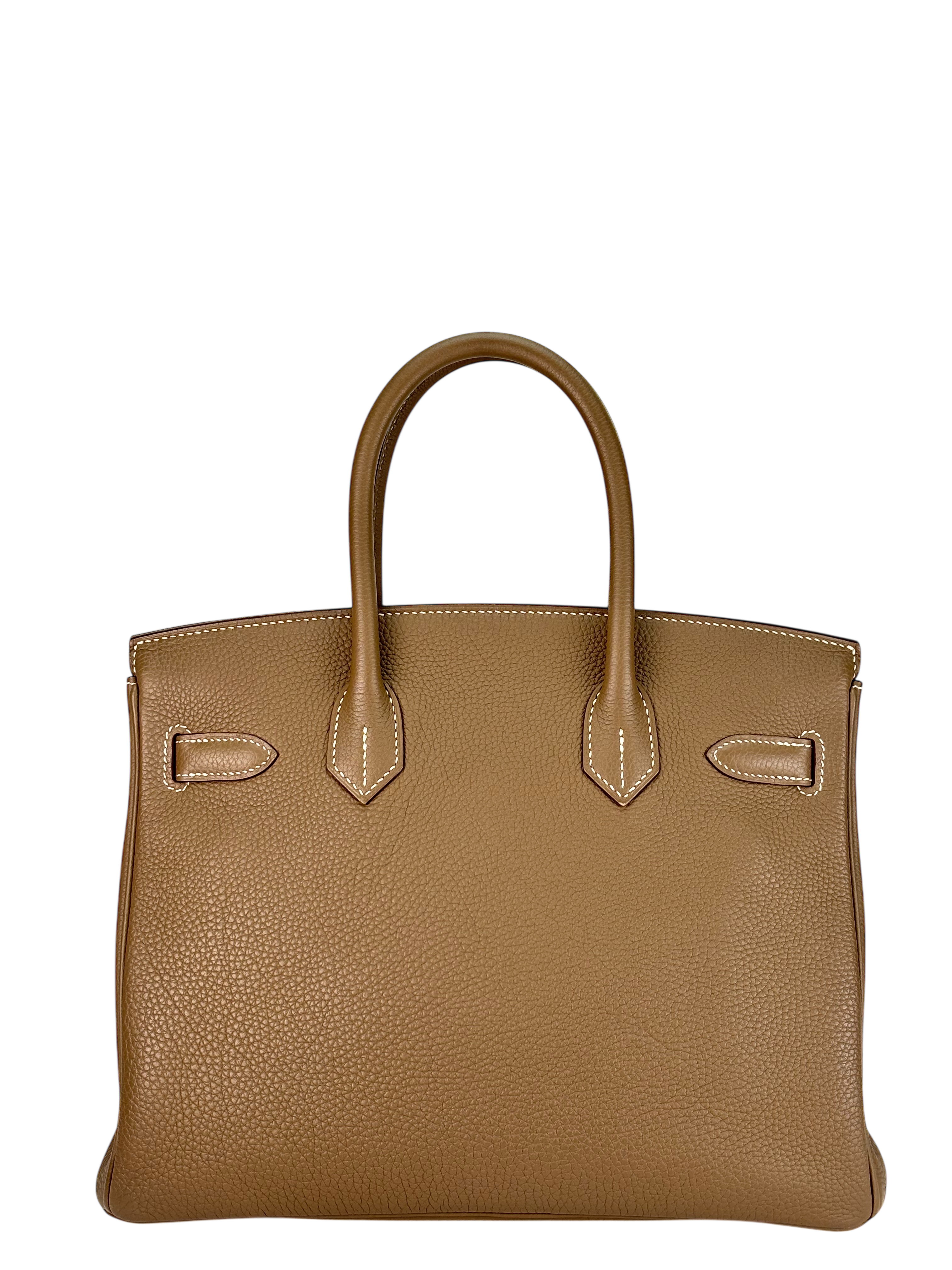 HERMES - Birkin 30 Etoupe Togo Palladium Hardware 