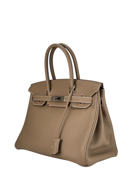 HERMES - Birkin 30 Etoupe Togo Palladium Hardware 