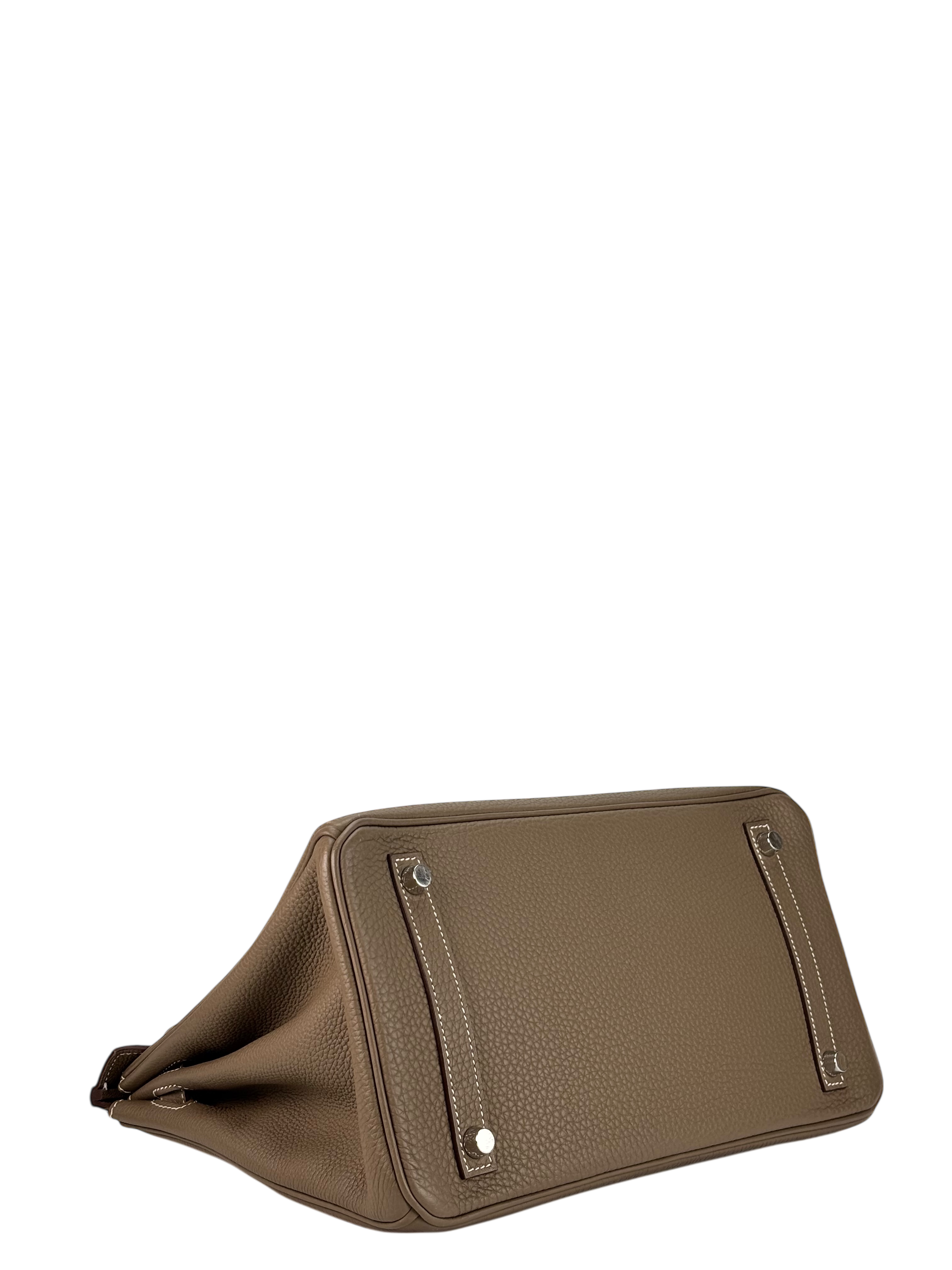 HERMES - Birkin 30 Etoupe Togo Palladium Hardware 