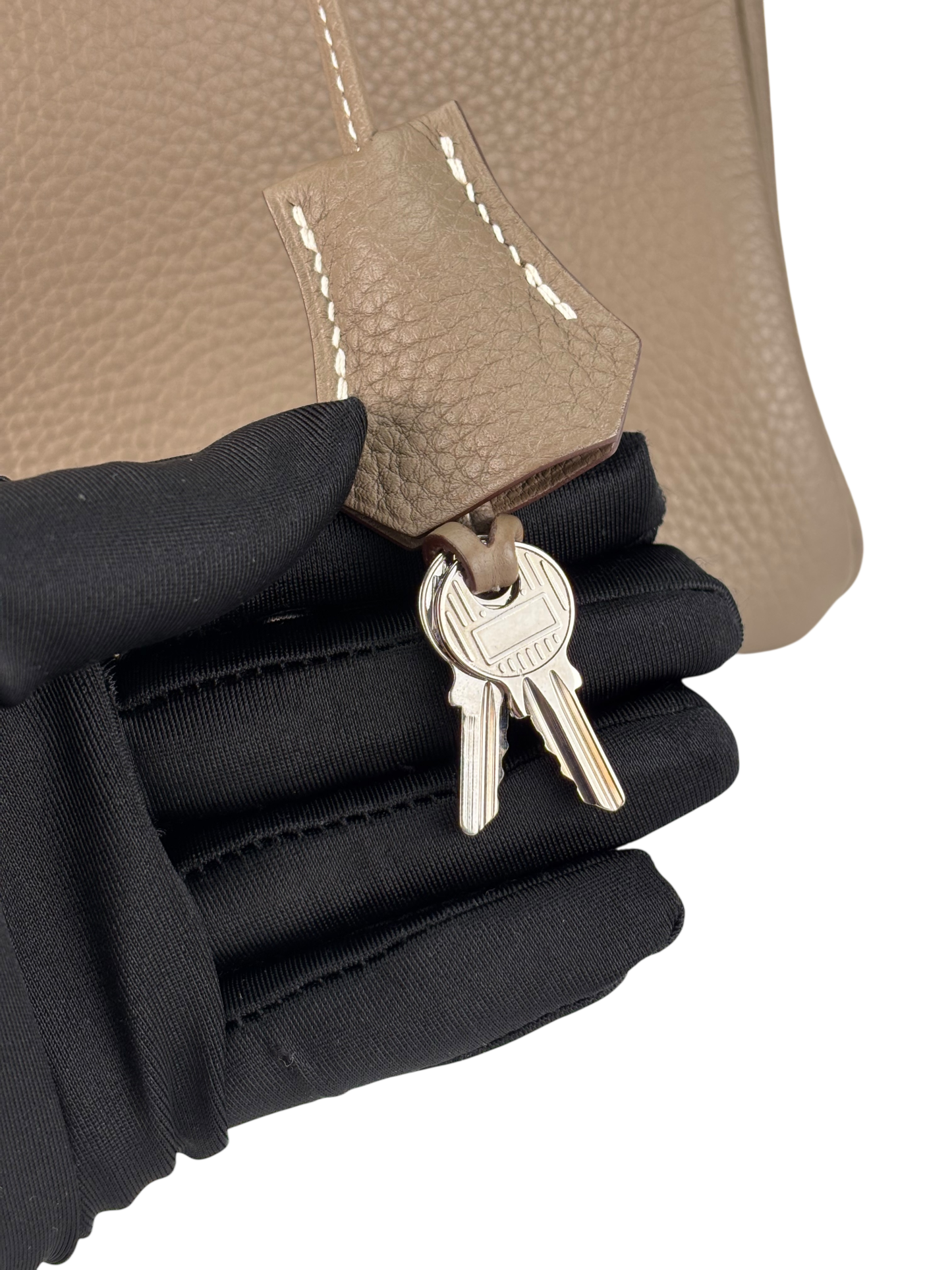 HERMES - Birkin 30 Etoupe Togo Palladium Hardware 