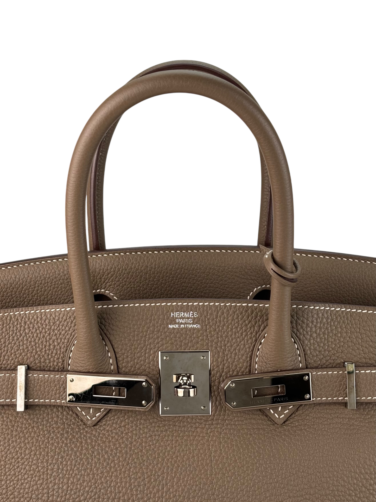 HERMES - Birkin 30 Etoupe Togo Palladium Hardware 