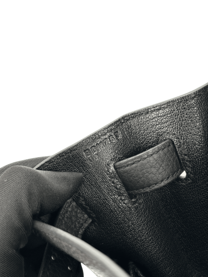 HERMES - Kelly 28 Black Togo Gold Hardware 