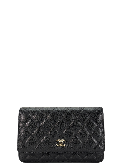 CHANEL - Black Caviar GHW  Wallet On Chain (WOC)