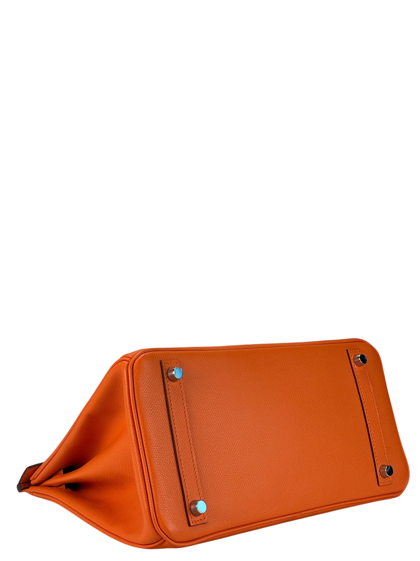 HERMES - Birkin 30 Orange Epsom Palladium Hardware