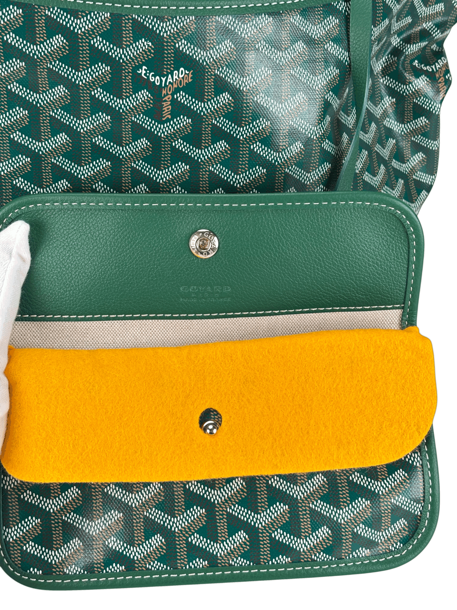 GOYARD - Boheme Hobo Green Shoulder Bag