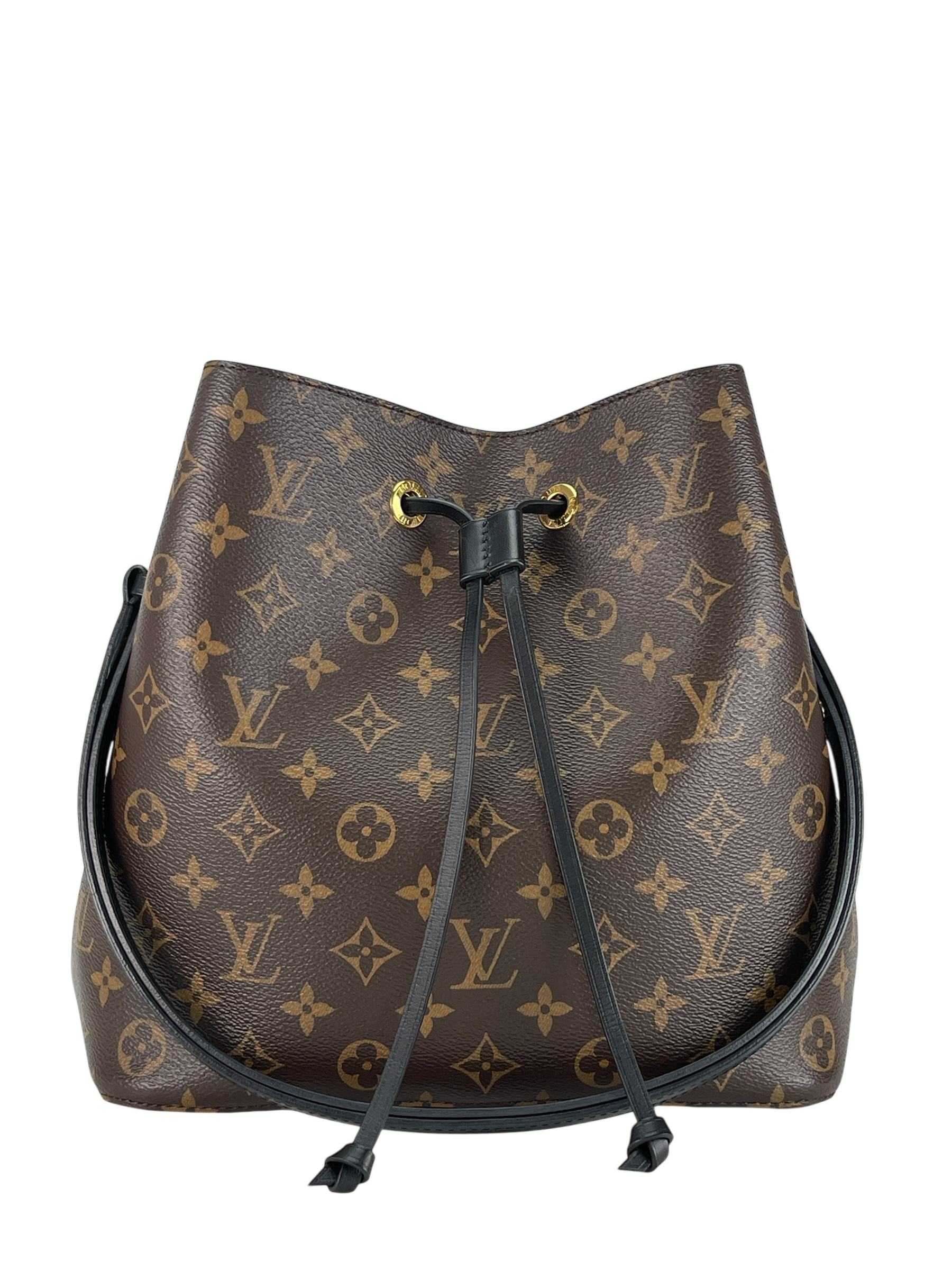 LOUIS VUITTON - Black Neo Bucket MM Shoulder Bag