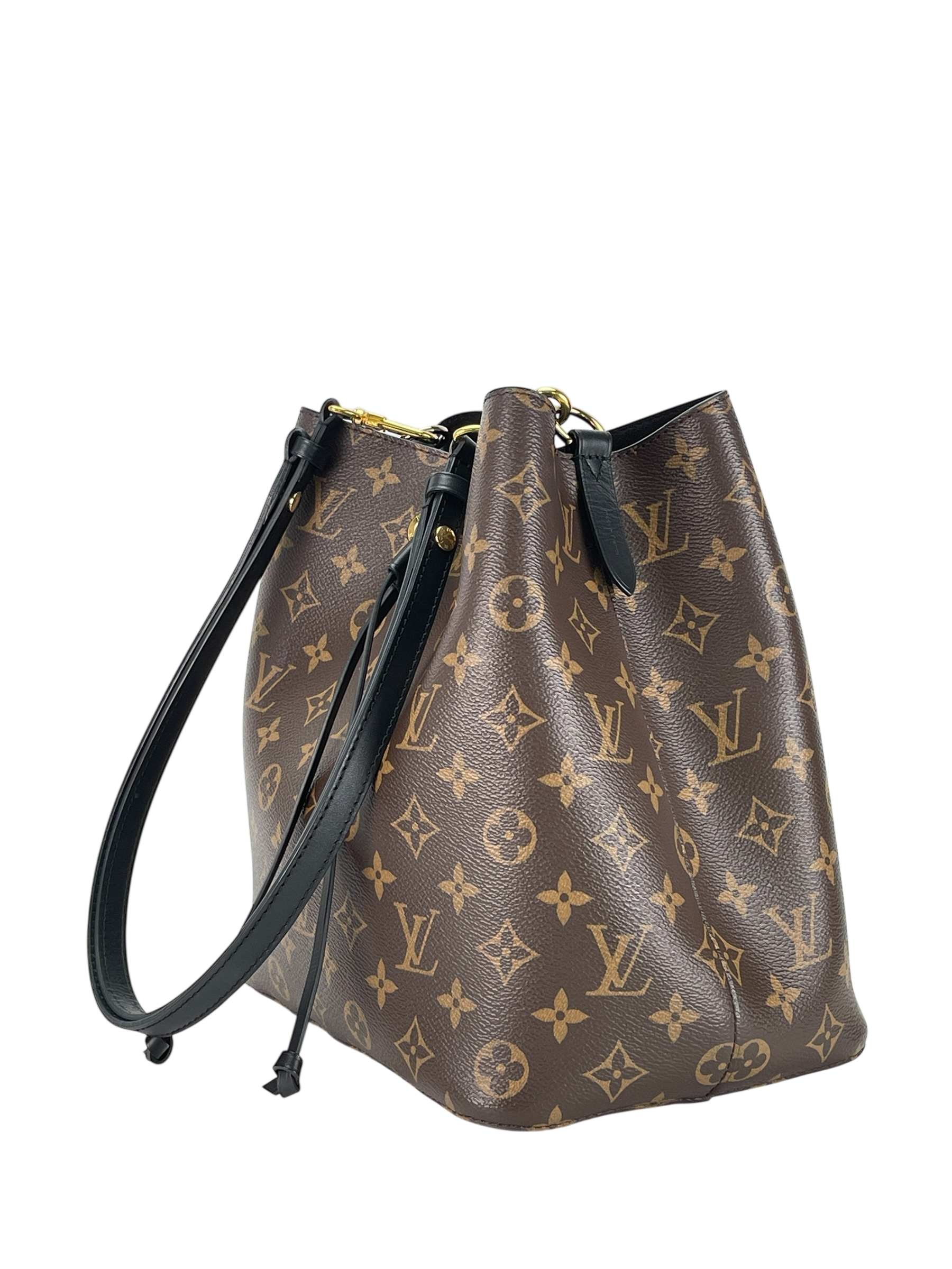 LOUIS VUITTON - Black Neo Bucket MM Shoulder Bag